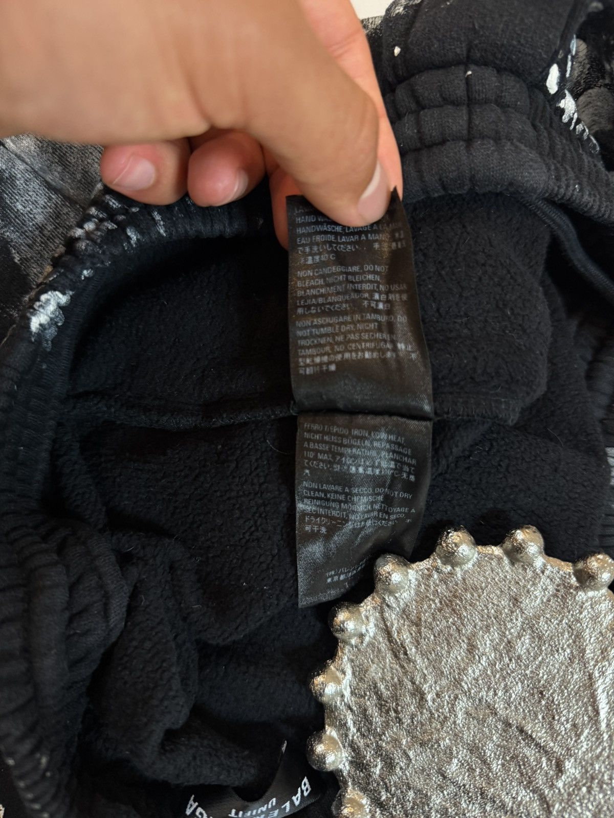 Balenciaga AW21 Paint Splatter Sweatpants Size US 32 / EU 48 - 5 Thumbnail