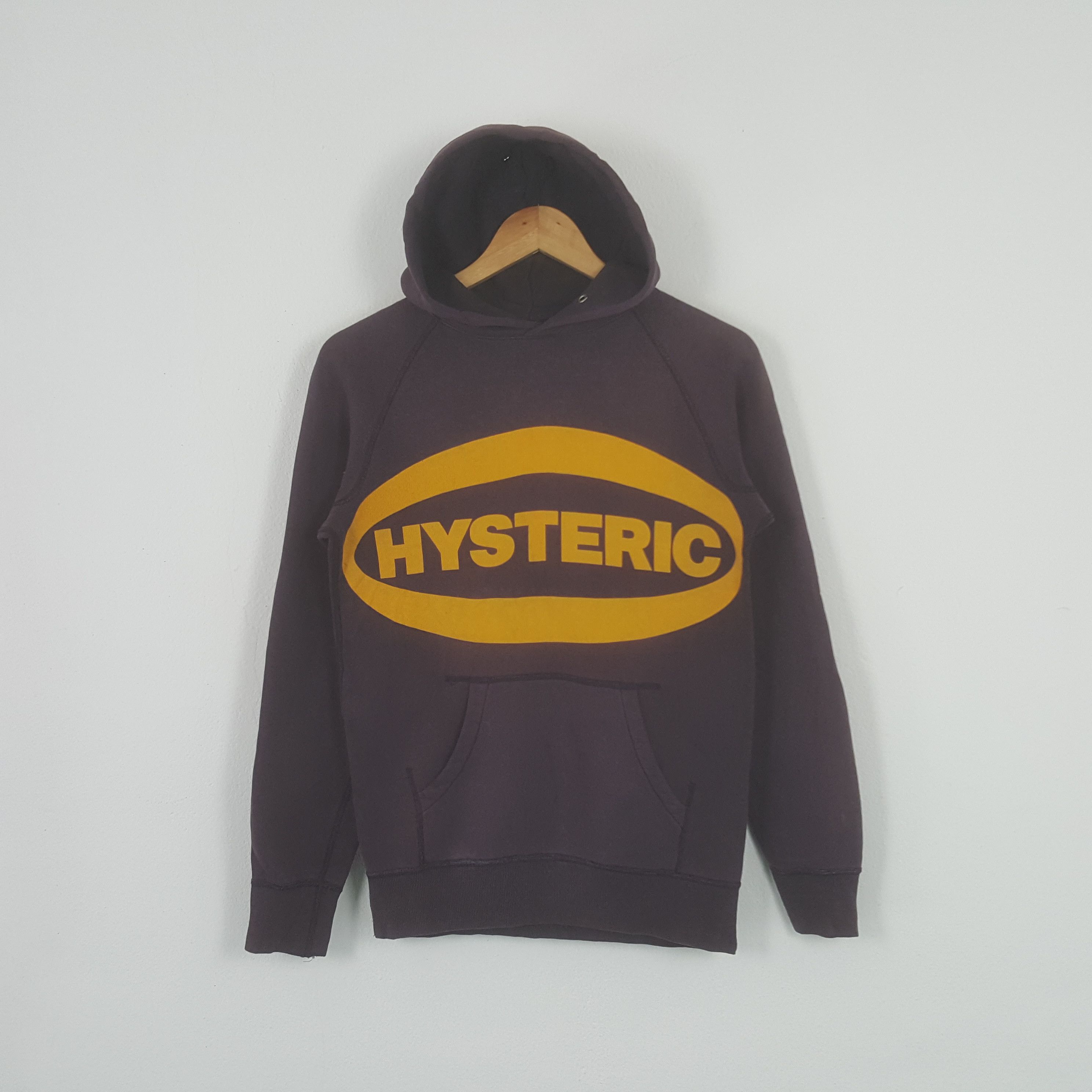 Vintage Hysteric Glamour Japanese Brand Big Logo Hoodies