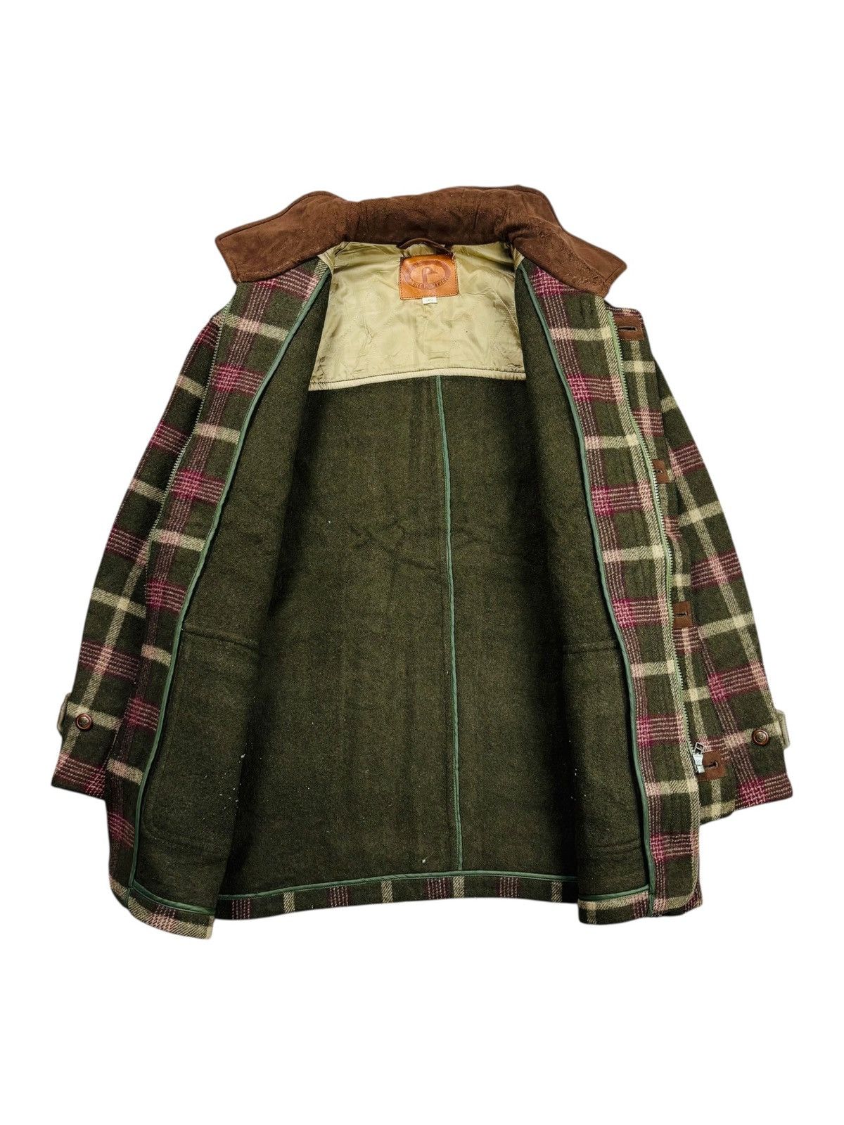 Vintage 1980s Bert Pulitzer - Oversized Heavyweight Wool Jacke Size US M / EU 48-50 / 2 - 2 Thumbnail