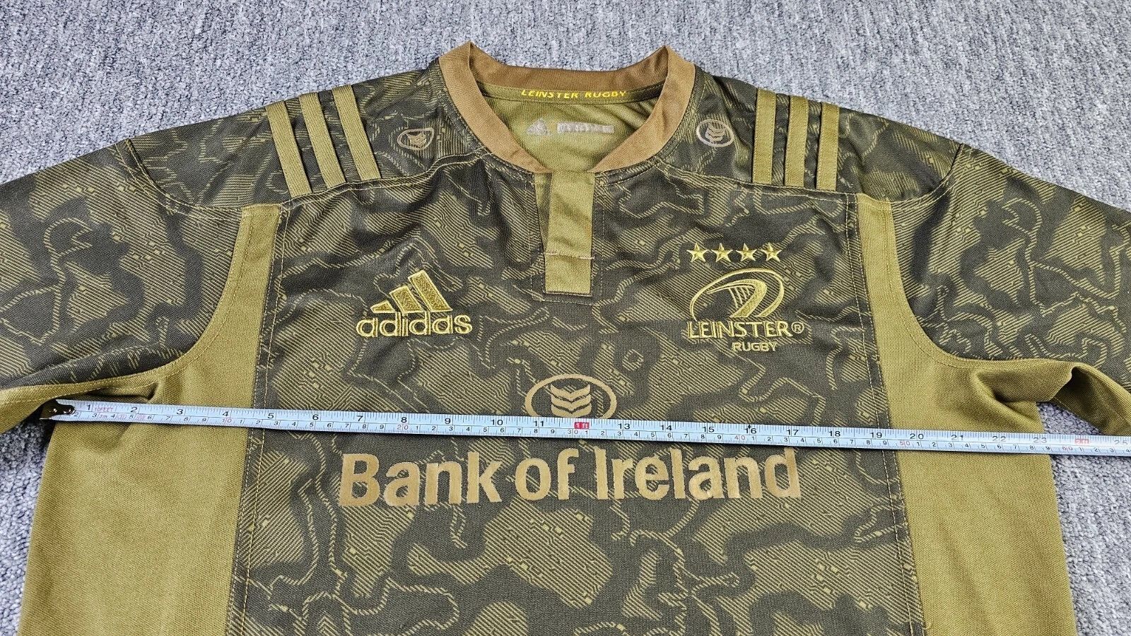 Adidas Adidas Leinster Rugby Jersey L 18/19 Camo Green Excellent Size US L / EU 52-54 / 3 - 14 Thumbnail