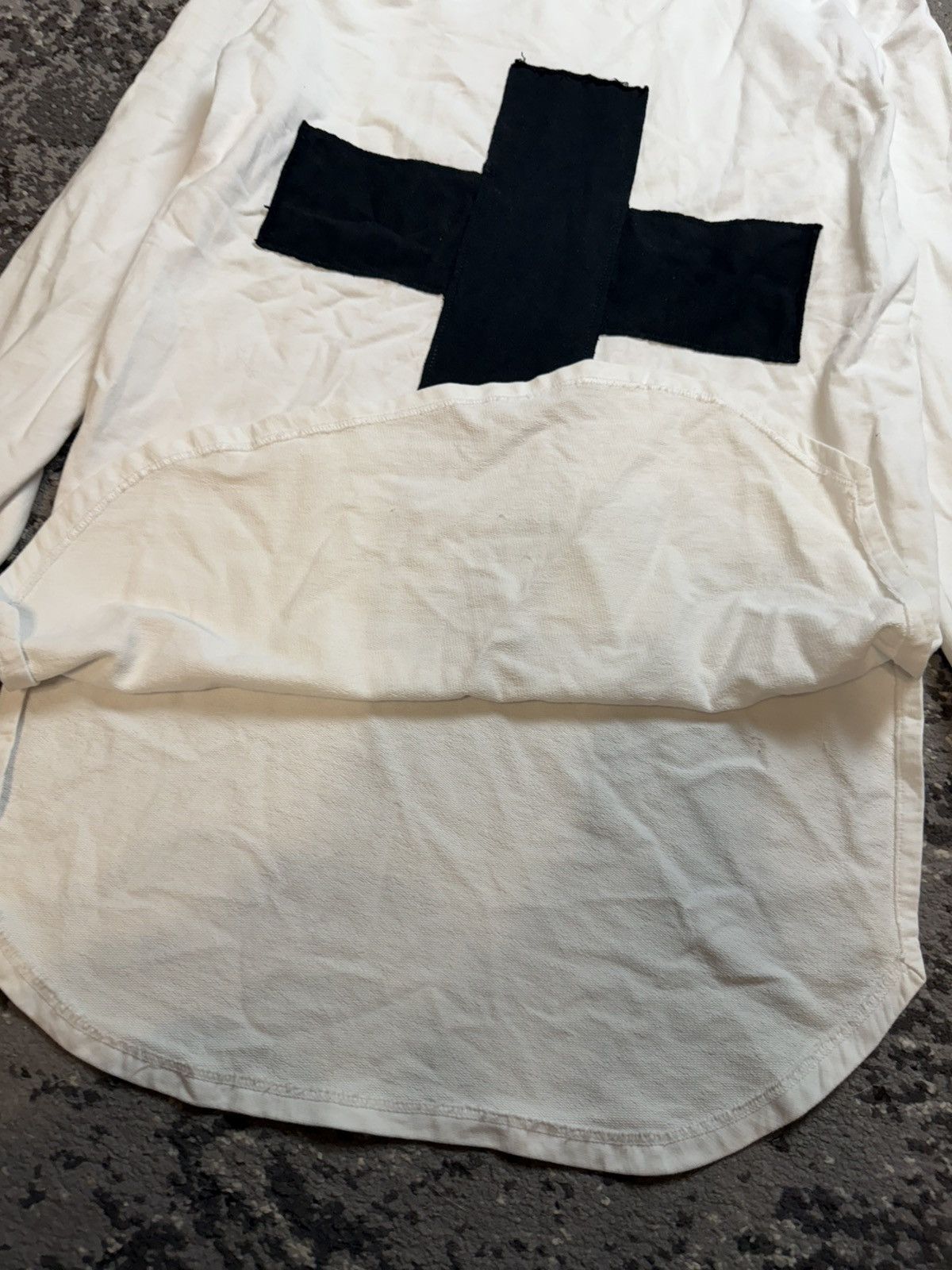 Le Grande Bleu (L.G.B.) Y2k Italy Opium L.G.B style Japanese Cross Embroidered Long Size US M / EU 48-50 / 2 - 6 Thumbnail