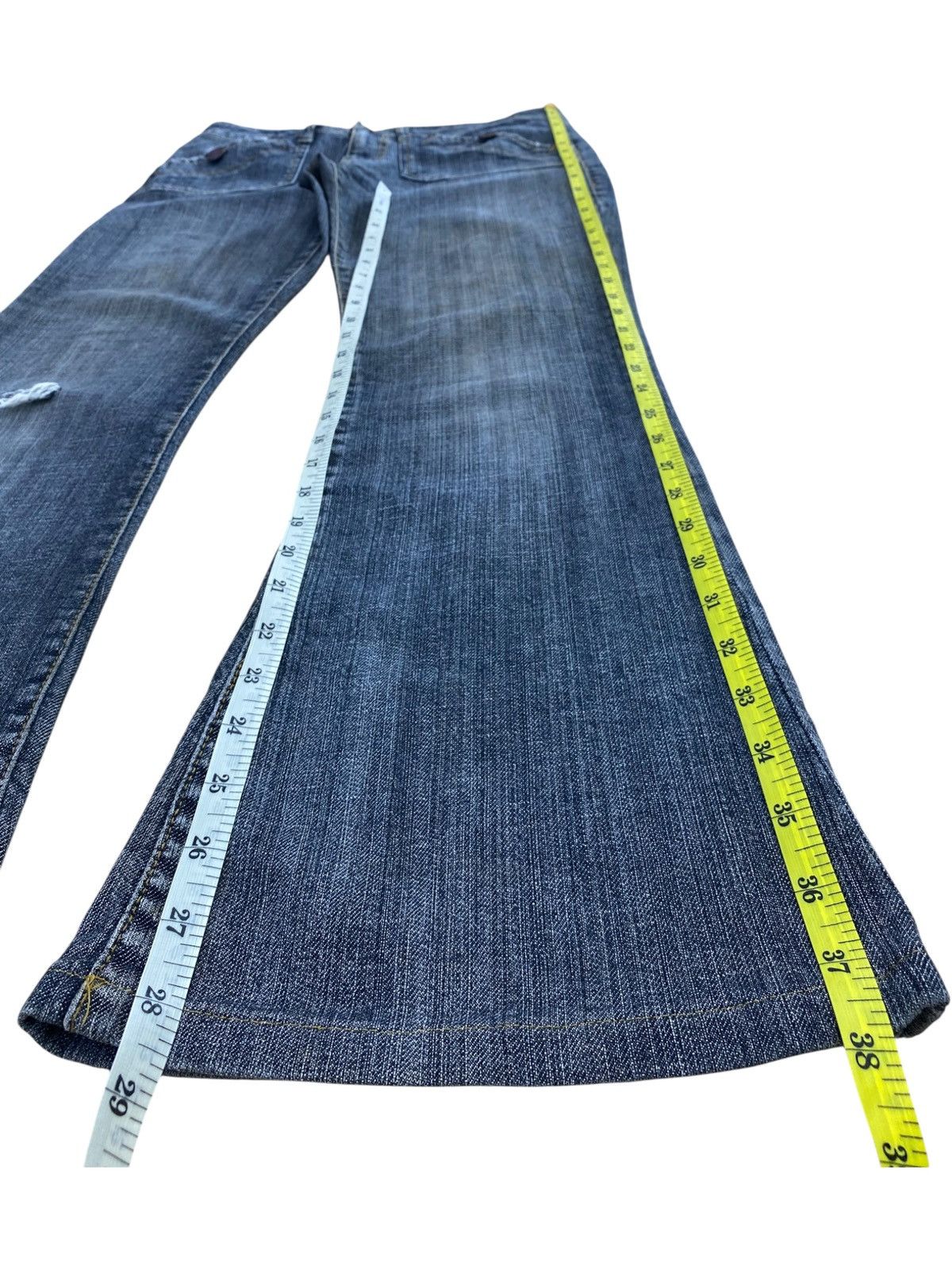 Japanese Brand Japanese Brand Faded Flare Style Jeans Size US 30 / EU 46 - 12 Thumbnail