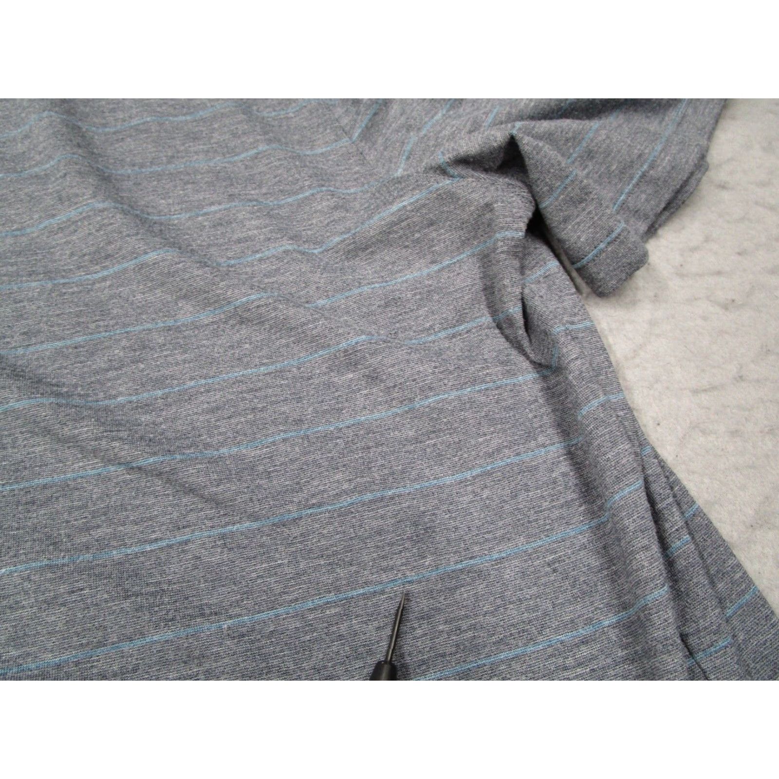 Lululemon Lululemon Shirt Mens Large Blue Striped Polo Golf Beach Active Casual Polo Shirt Size US L / EU 52-54 / 3 - 4 Thumbnail