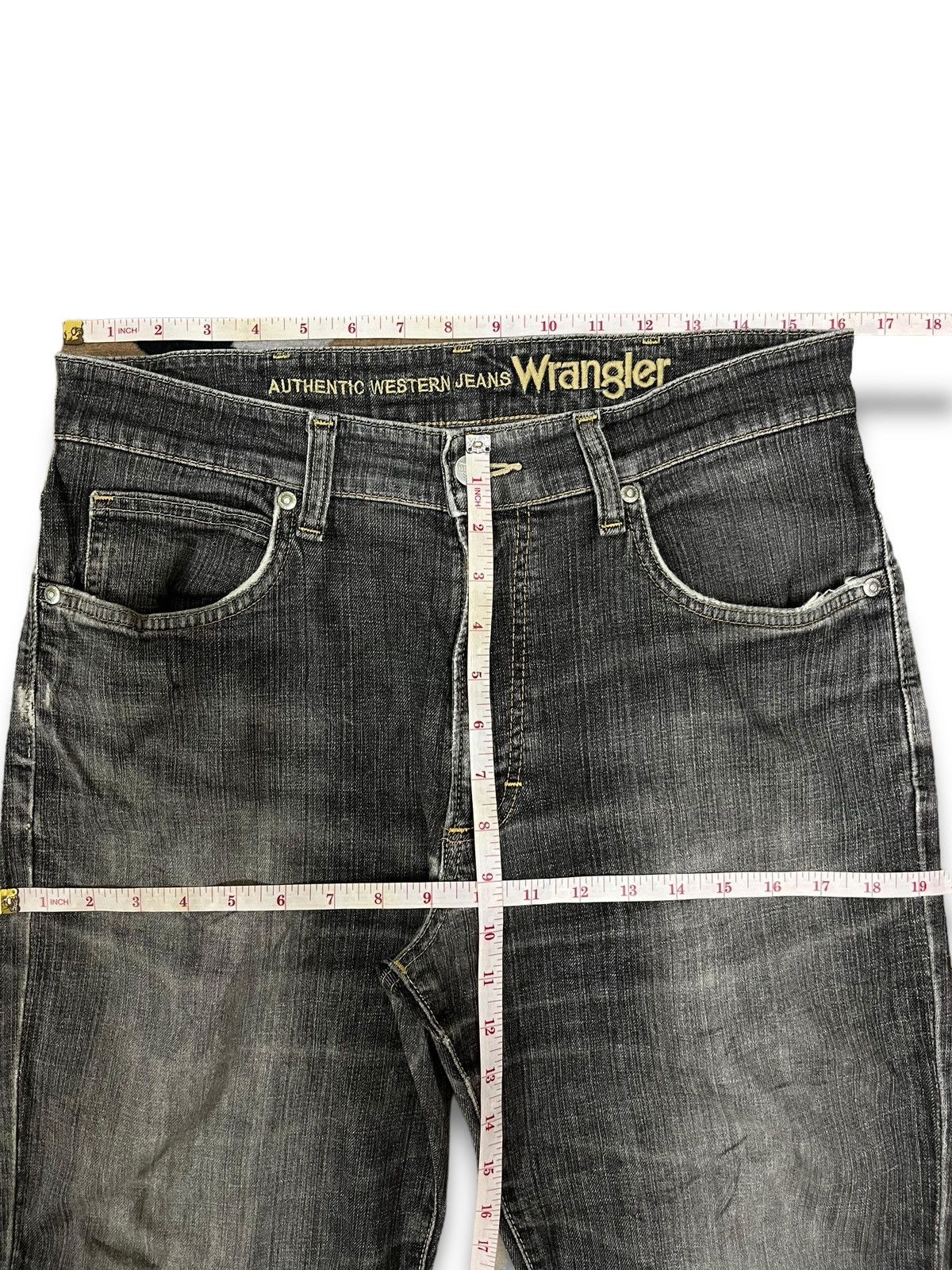 Wrangler Vintage Wrangler Fade Rip Distressed Loose Style Jeans 32x30 Size US 32 / EU 48 - 10 Thumbnail