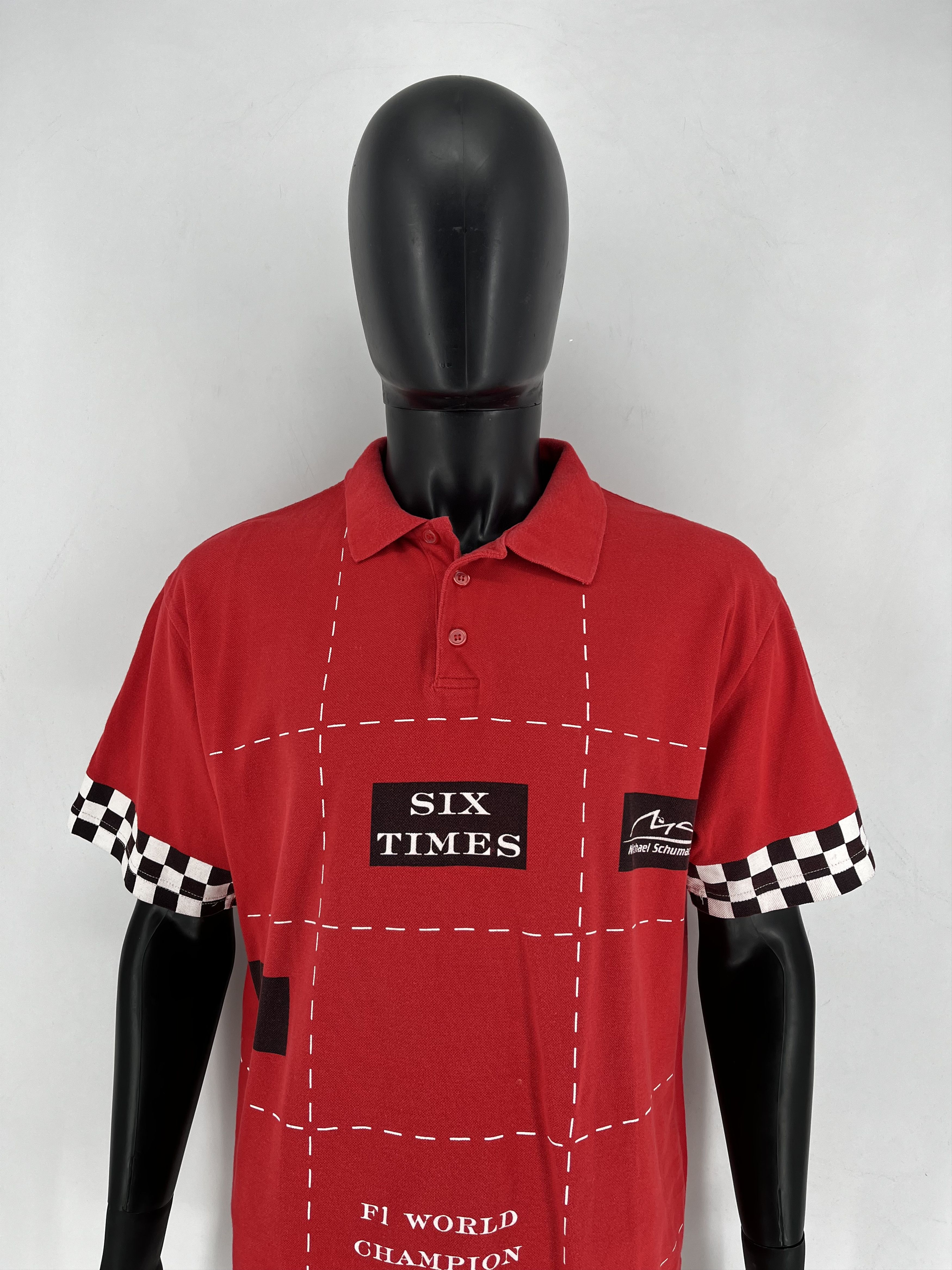 Vintage Michael Schumacher Collection Men's L 2003 Six Times F1 Size US L / EU 52-54 / 3 - 1 Thumbnail
