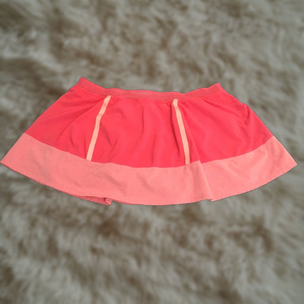 Nike Nike Dri Fit Skirt Skort Golf Tennis Pickleball Fits Large Pink Coral Waist 33" Skort Women L Short Athletic Activewear 90s? Size 36" / US 14 / IT 50 - 1 Thumbnail