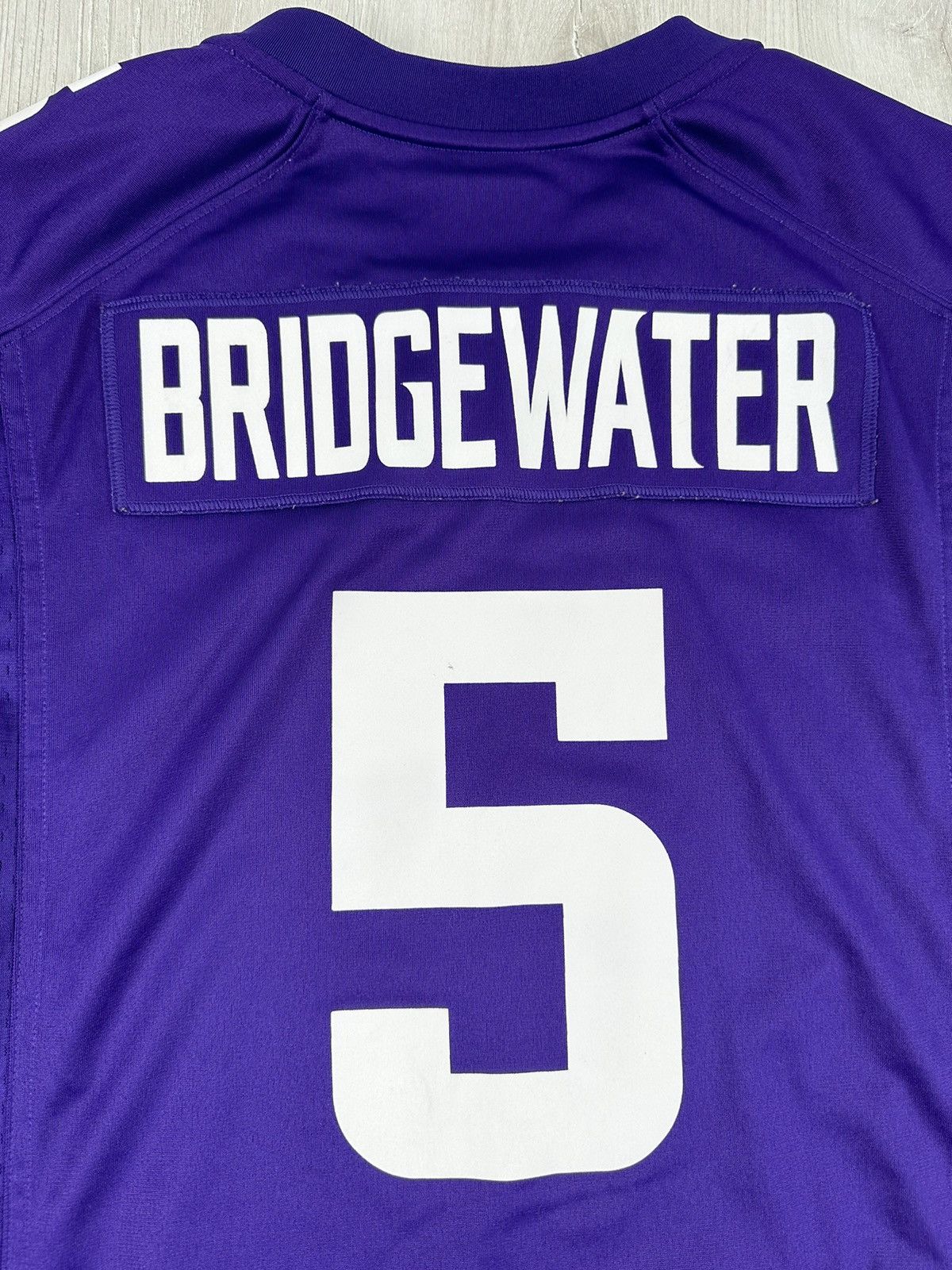 Vintage Minnesota Vikings Jersey Bridgewater Nike 5 NFL Size US M / EU 48-50 / 2 - 7 Thumbnail