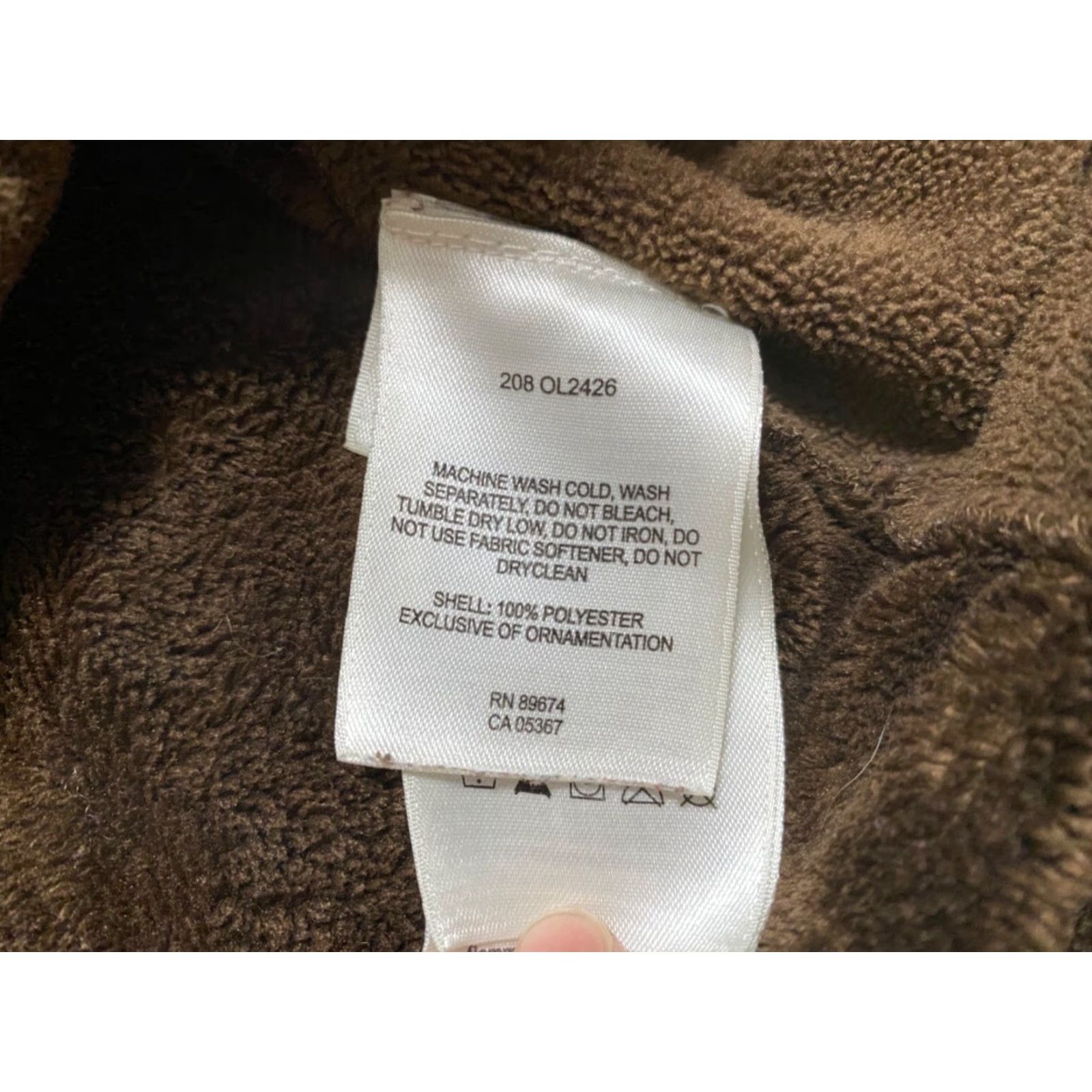 Mountain Hardwear Mountain Hardwear Womens Jacket Adult Small Brown Fleece Full Zip Long Sleeve Casual Travel Workwear 90s? Size S / US 4 / IT 40 - 7 Thumbnail