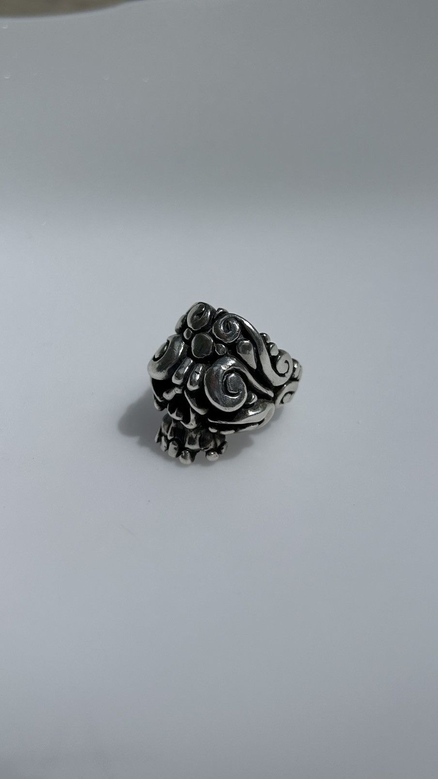 Other Crazy Pig Silver 925. Skull ring Size ONE SIZE - 2 Thumbnail