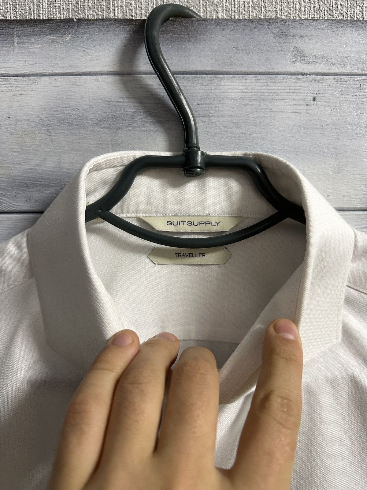 Suitsupply Rare Luxury Shirt Suitsupply Cotton White Color Size US L / EU 52-54 / 3 - 8 Thumbnail