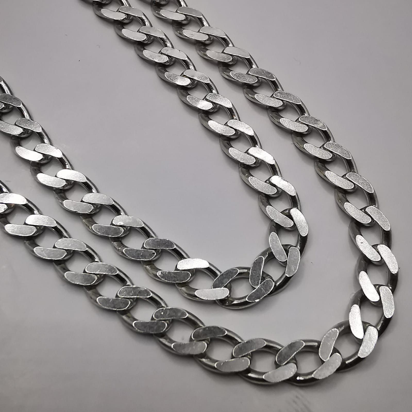Sterling Silver Vintage Jewelry Chain, 925 Sterling Silver, Signed 21,21g Size ONE SIZE - 3 Thumbnail