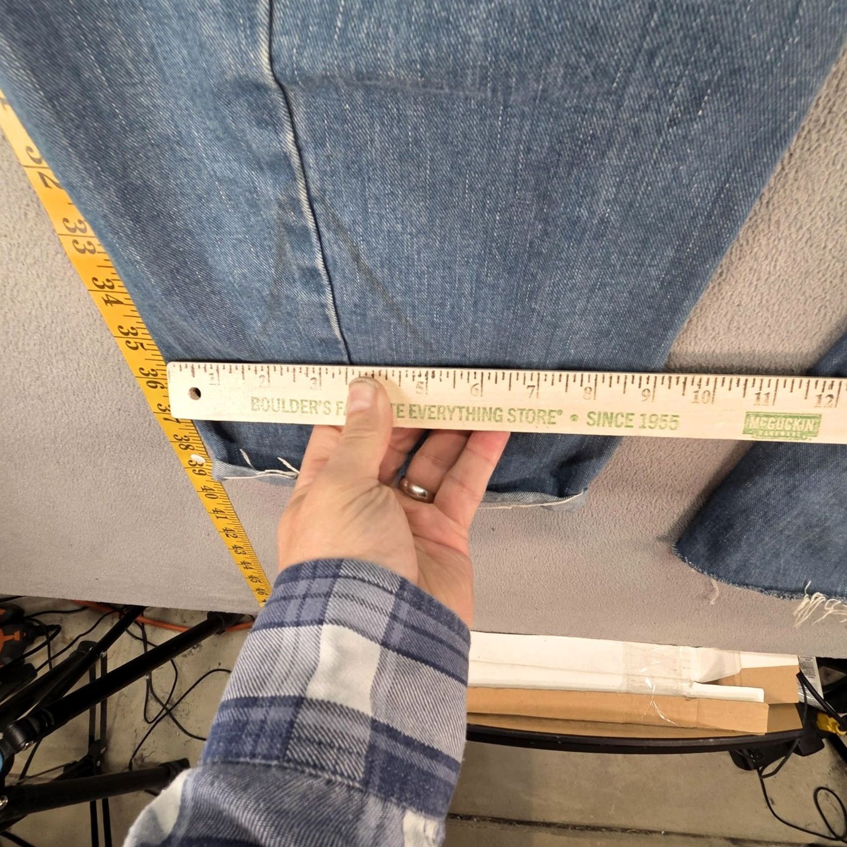 Levi's Levi's Engineered Jeans Denim Blue Light Wash Relaxed Twisted Fits 34x29 Jeans Mens Size US 34 / EU 50 - 5 Thumbnail