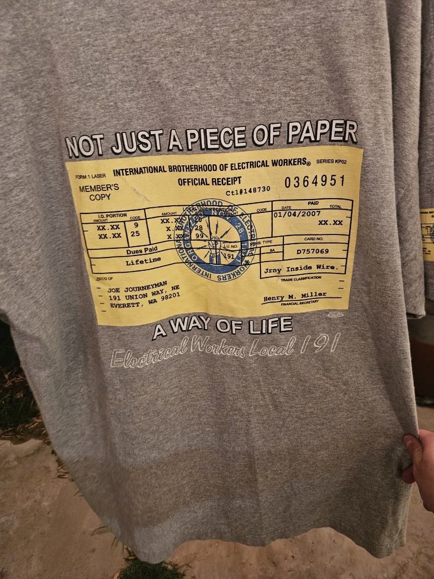 Other Electrical Union Vintage Graphic Pocket Bayside Tee Size US XXL / EU 58 / 5 - 4 Thumbnail