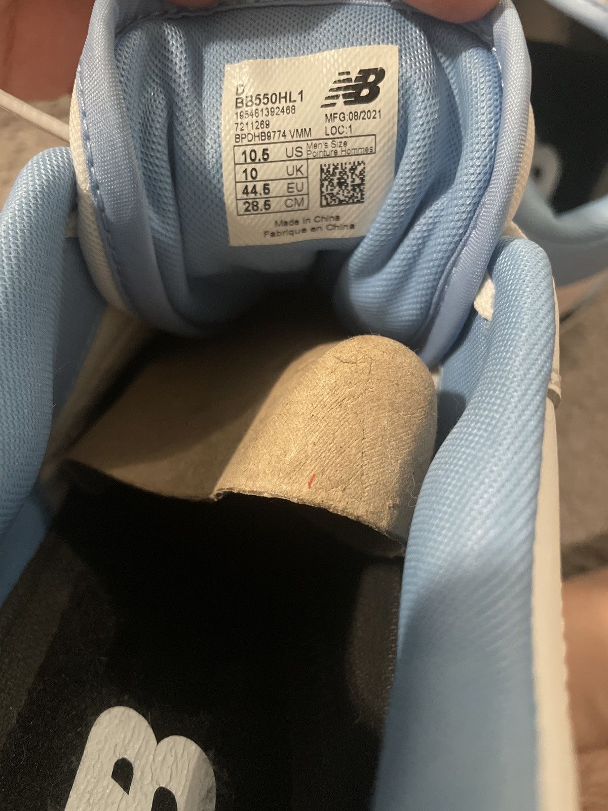 New Balance Carolina Blue New Balance 550 Size US 10.5 / EU 43-44 - 6 Thumbnail