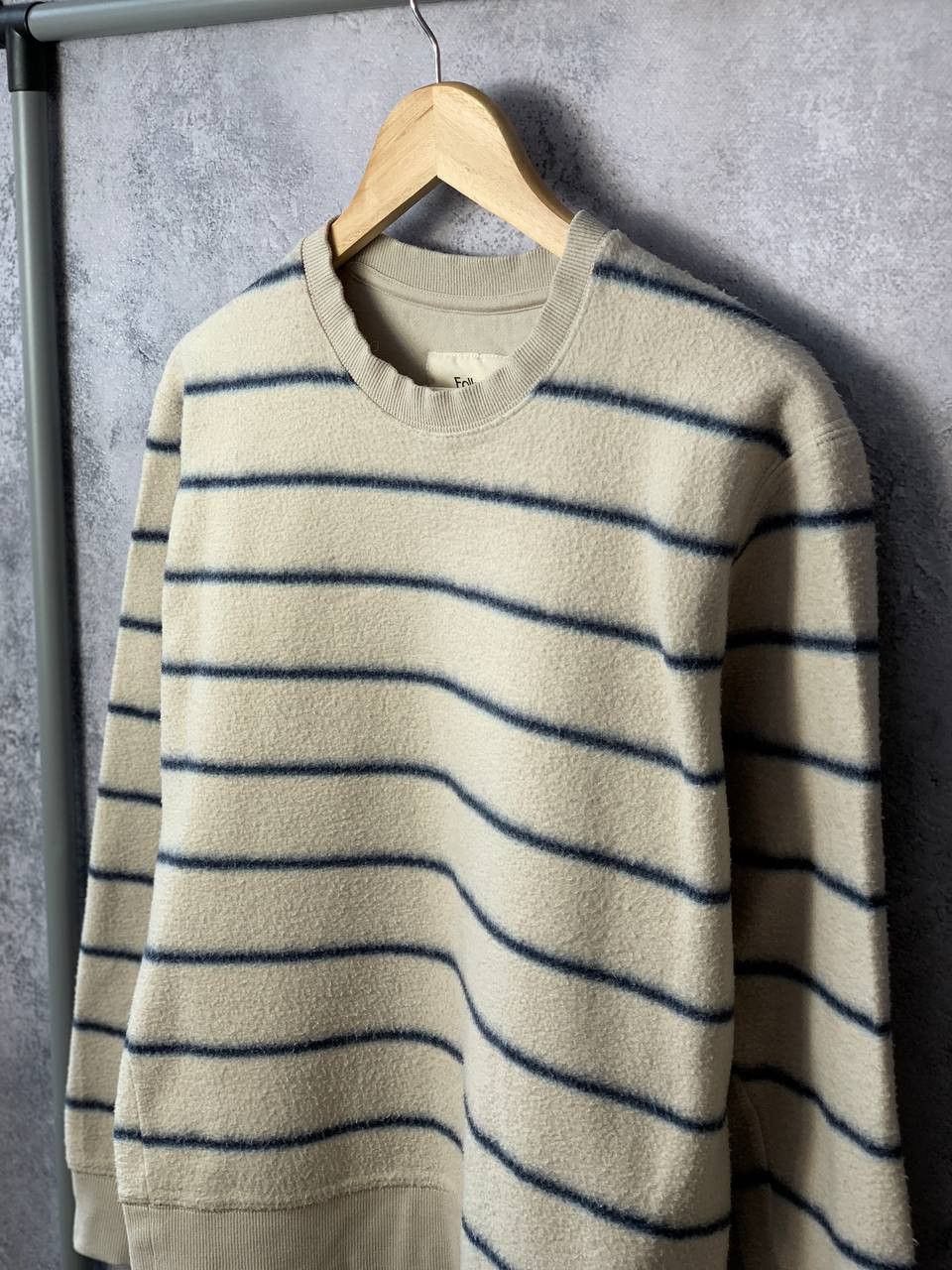 Folk Folk Striped Sweater Crew Neck Pullover Jumper LS Sweatshirt Size US L / EU 52-54 / 3 - 4 Thumbnail