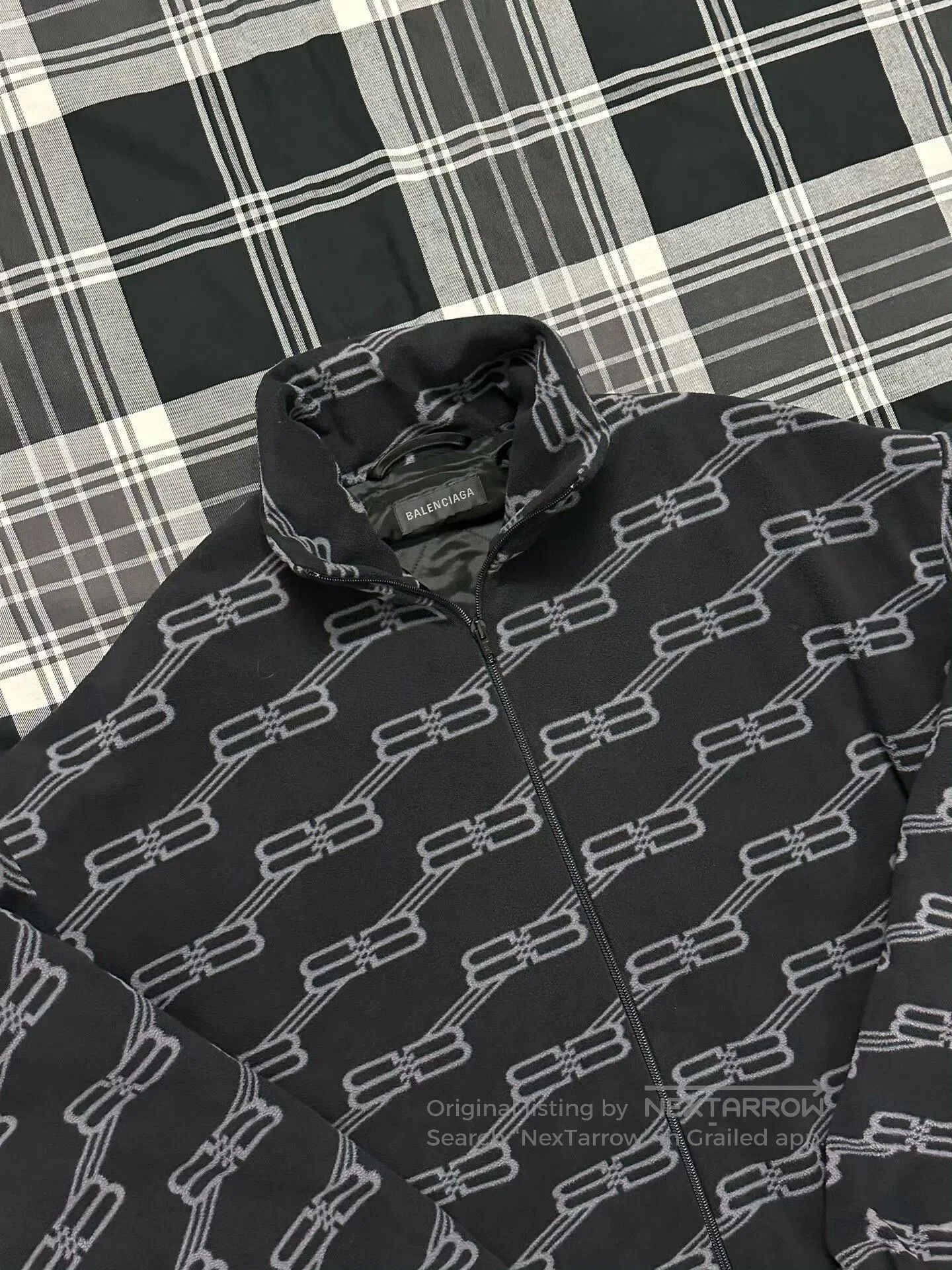 Balenciaga Balenciaga SS23 Logo Zip High-Neck Jacket. Size US S / EU 44-46 / 1 - 1 Thumbnail
