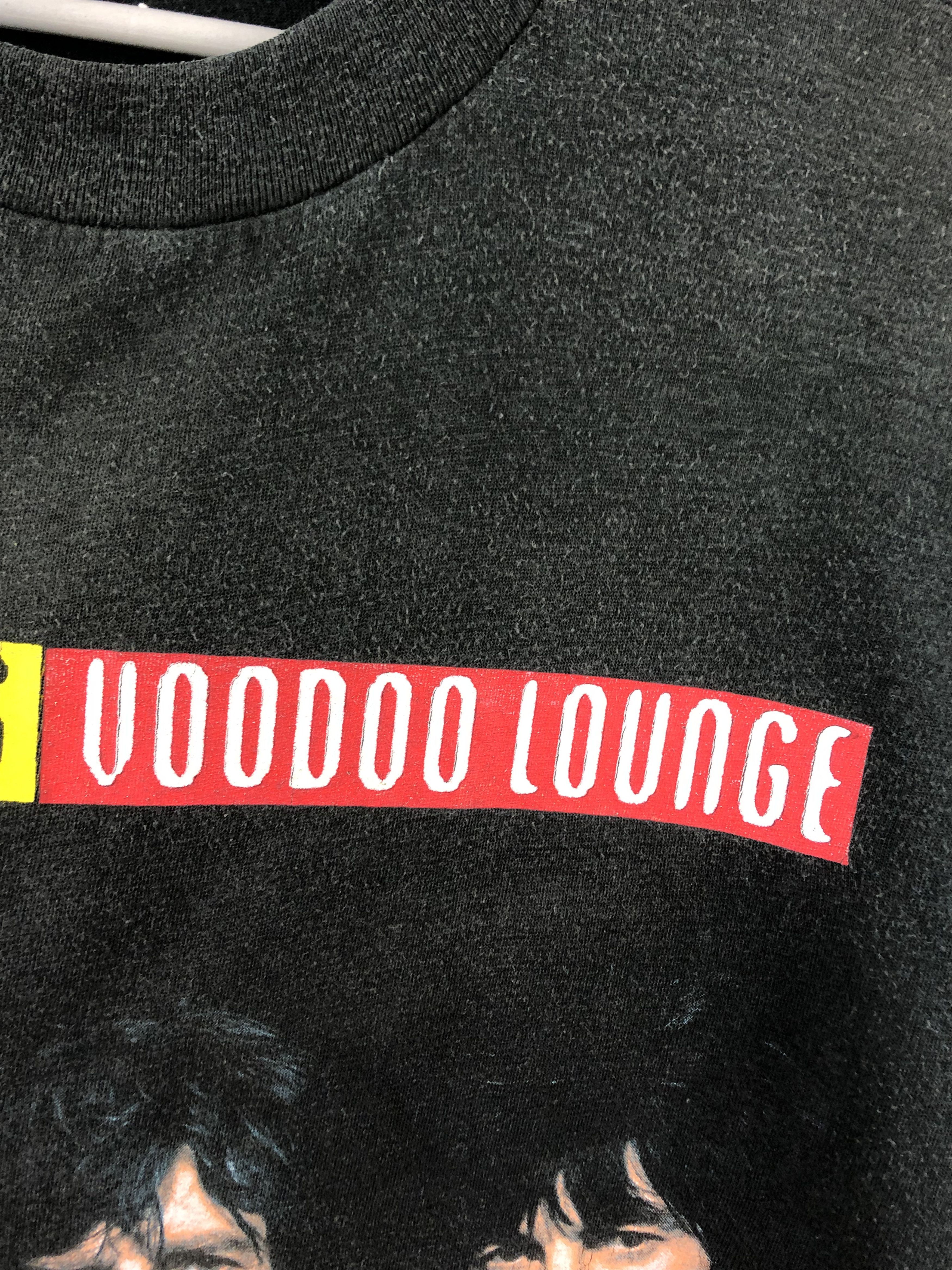 Band Tees Vintage 90's The Rolling Stones Voodoo Lounge Band Shirt Tee Size US XL / EU 56 / 4 - 10 Thumbnail