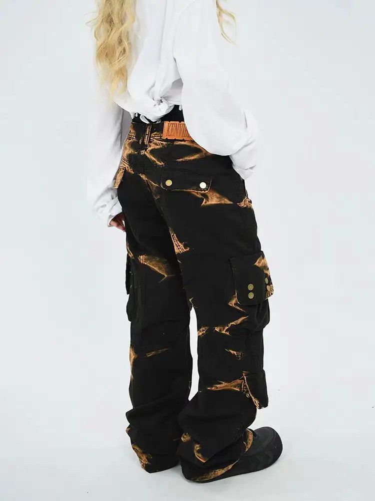 Designer × Japanese Brand Vintage Streetwear Hip Hop Loose Casual Pants Size US 31 - 3 Thumbnail