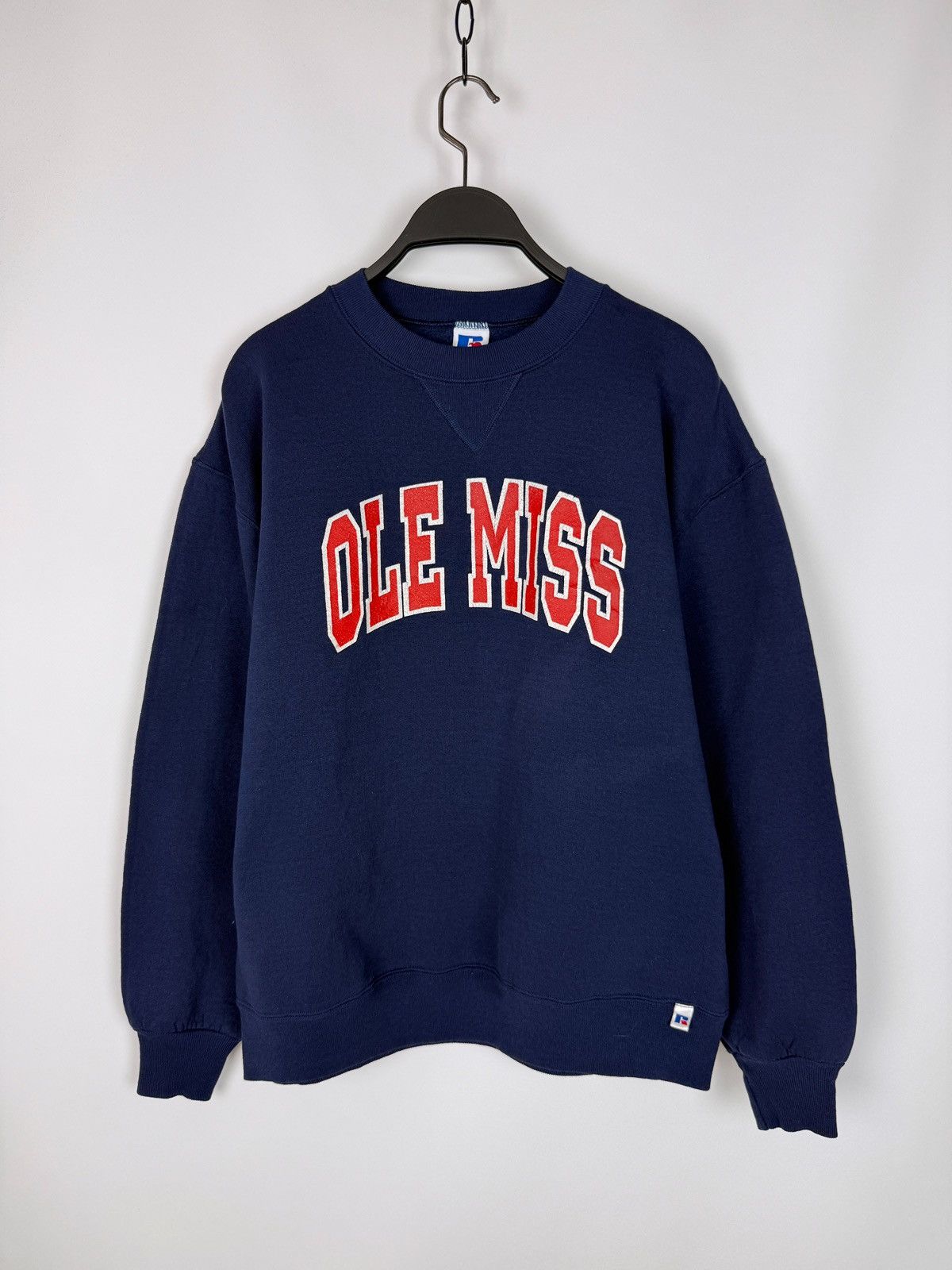Vintage 90s Vintage Ole Miss Rebels NCAA Russel Athletic Sweatshirt Size US XL / EU 56 / 4 - 1 Thumbnail