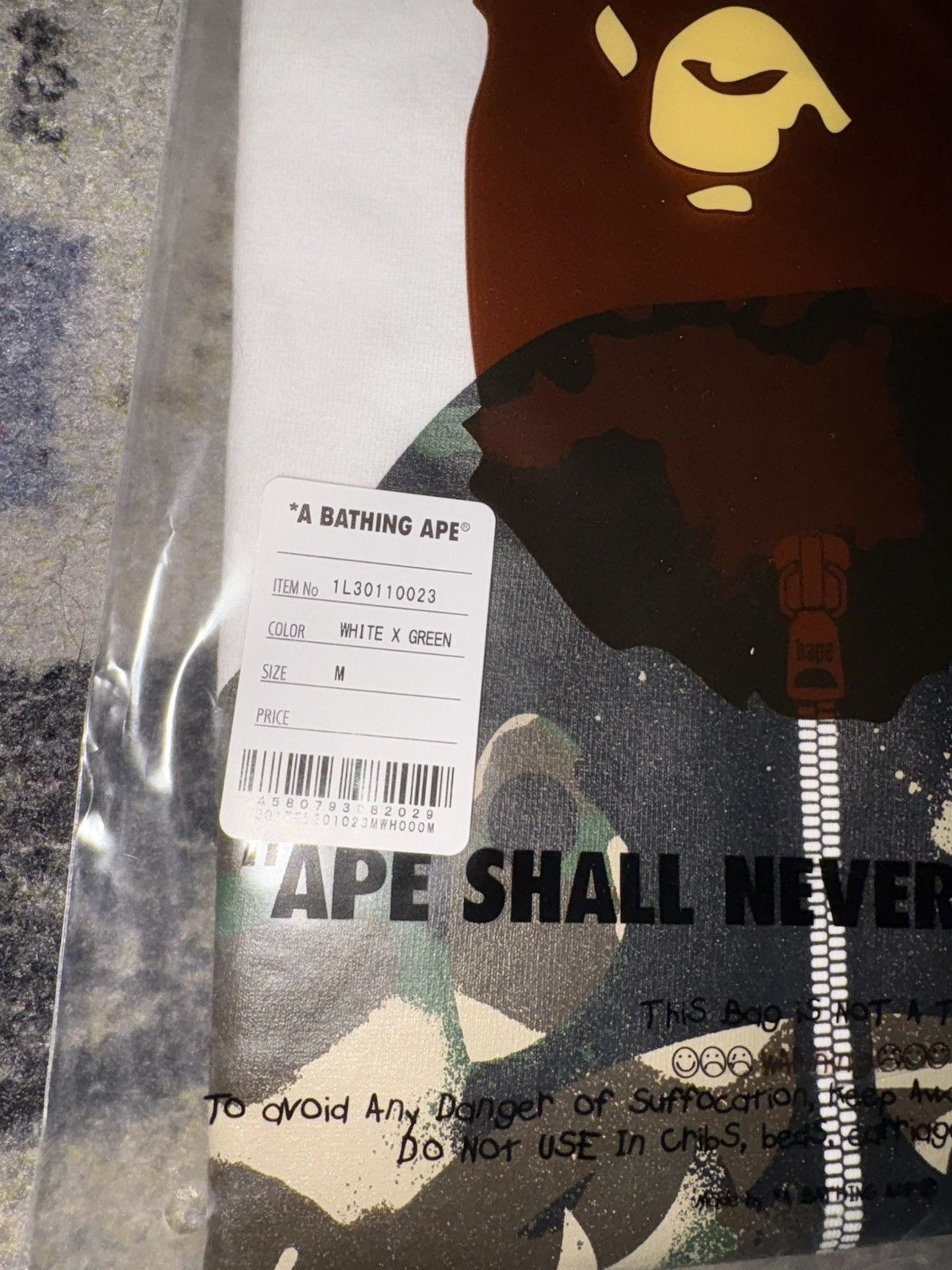 Bape A Bathing Ape Map Camo Ape Head Shark T-Shirt Size US M / EU 48-50 / 2 - 4 Thumbnail