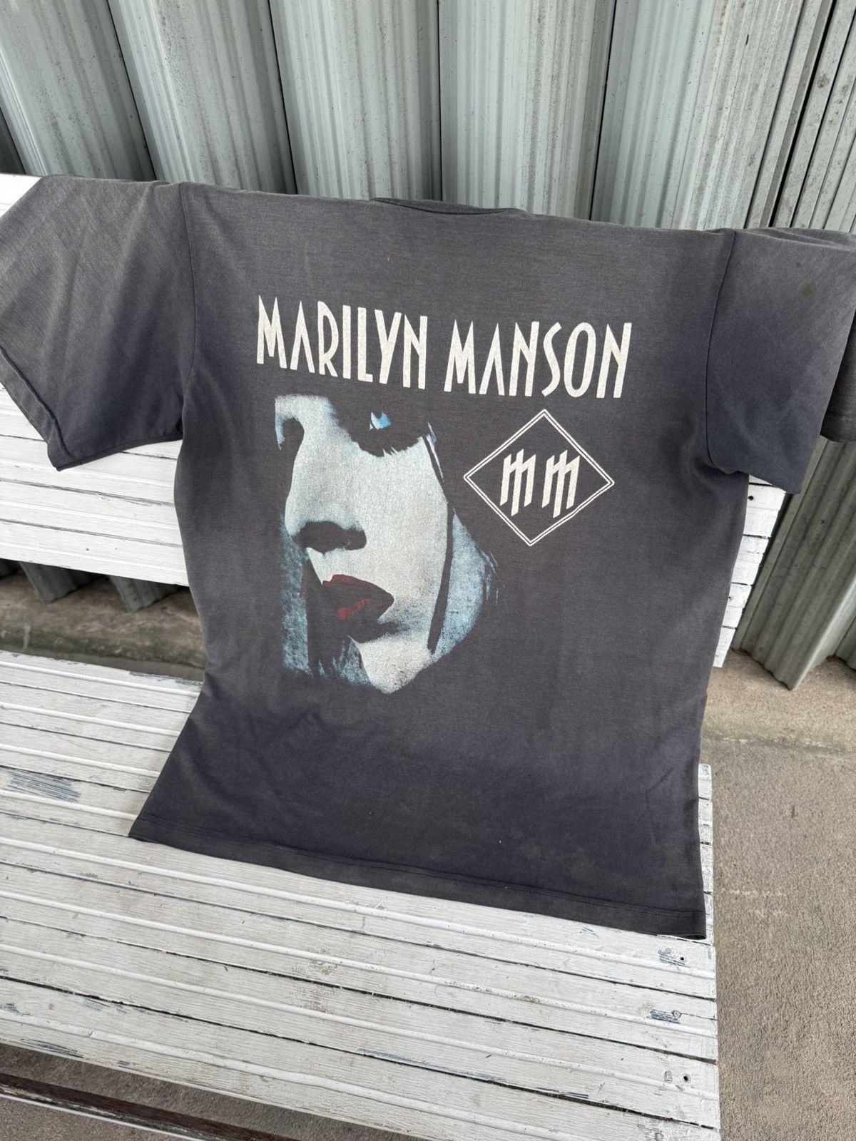 Marilyn Manson 90s 00s vintage usa製　フェード Marilyn Manson 90s 00s vintage usa製 フェード 00s Hanes