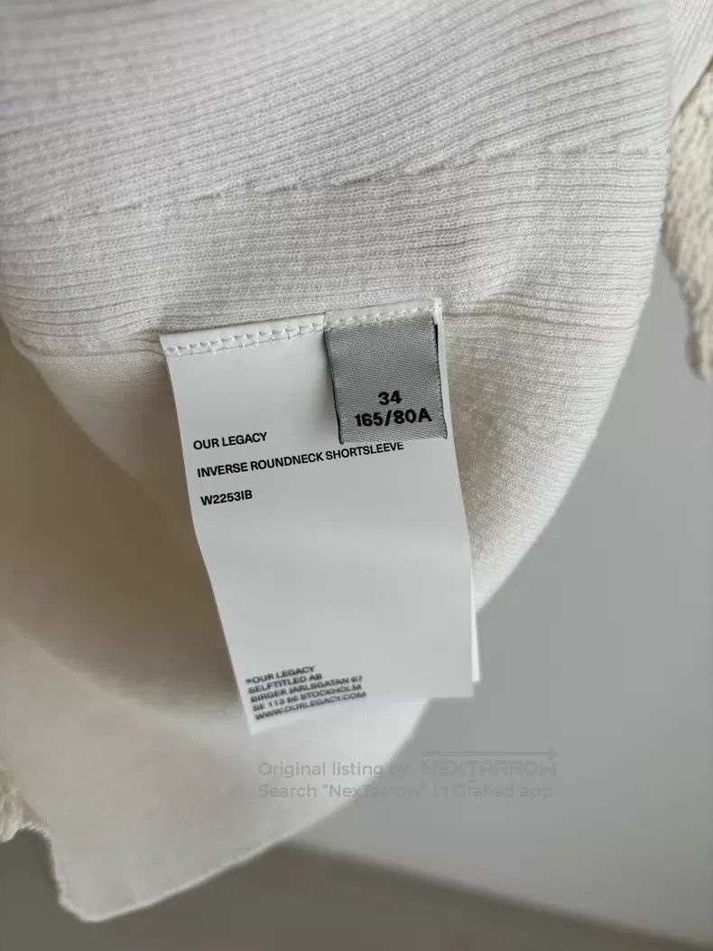 Our Legacy Our Legacy Knit T-Shirt Size XXS / US 00 / IT 34 - 4 Thumbnail