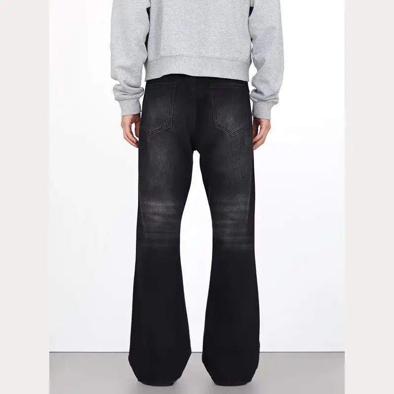Japanese Brand Retro loose straight leg micro flared jeans Size US 32 / EU 48 - 4 Thumbnail