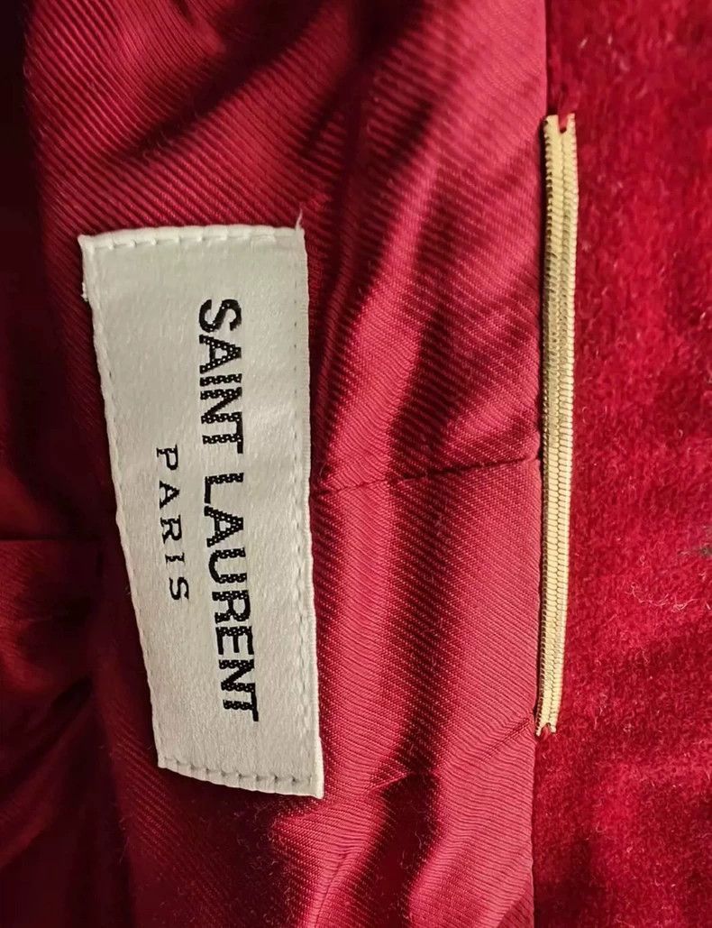 Saint Laurent Paris Saint Laurent Paris Saint Laurent Red Court Jacket FR42 Si Size US M / EU 48-50 / 2 - 7 Thumbnail