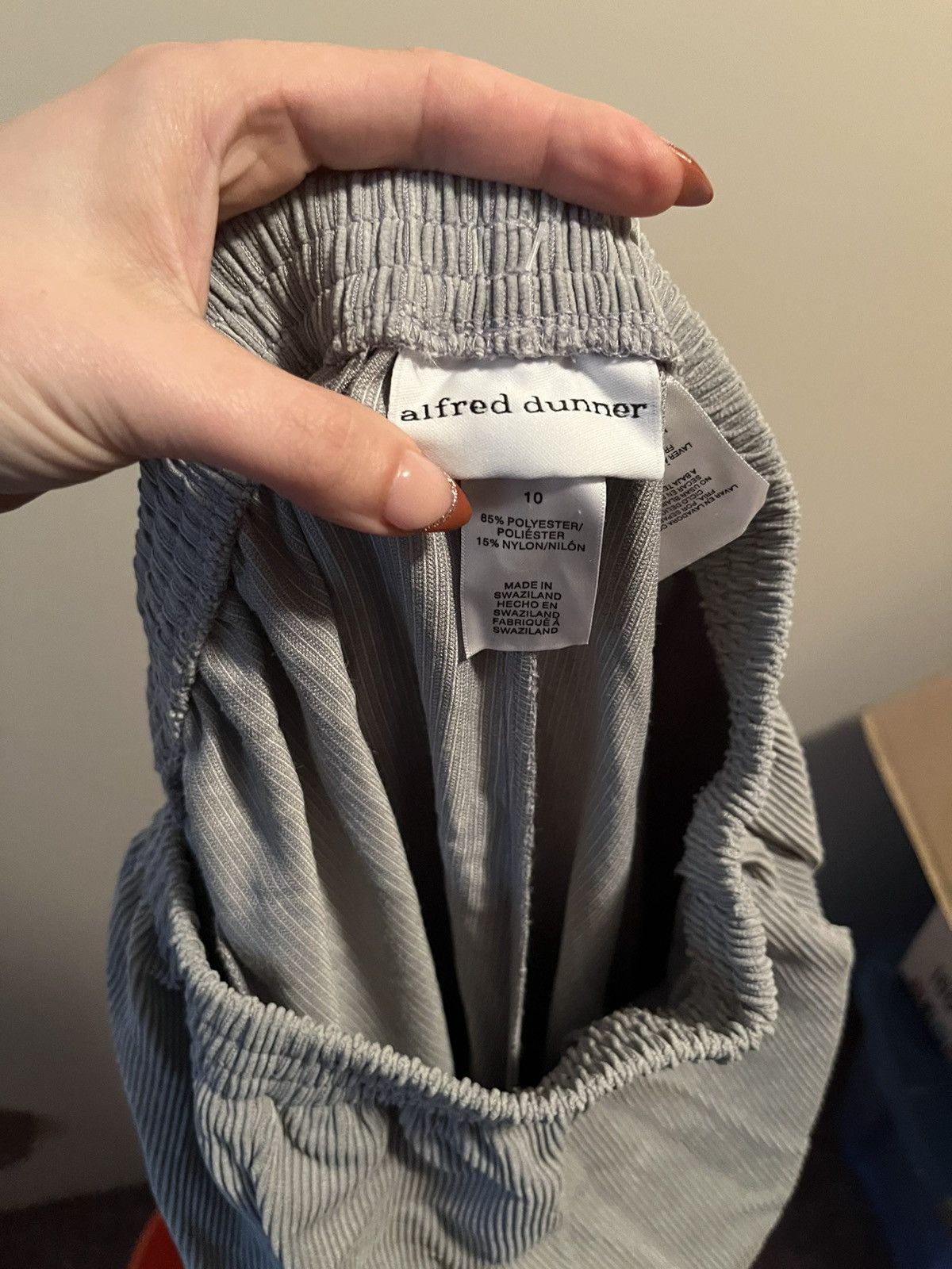 Alfred Dunhill Alfred Dunner Grey Pants Size 10 NWT Size 32" / US 10 / IT 46 - 3 Thumbnail