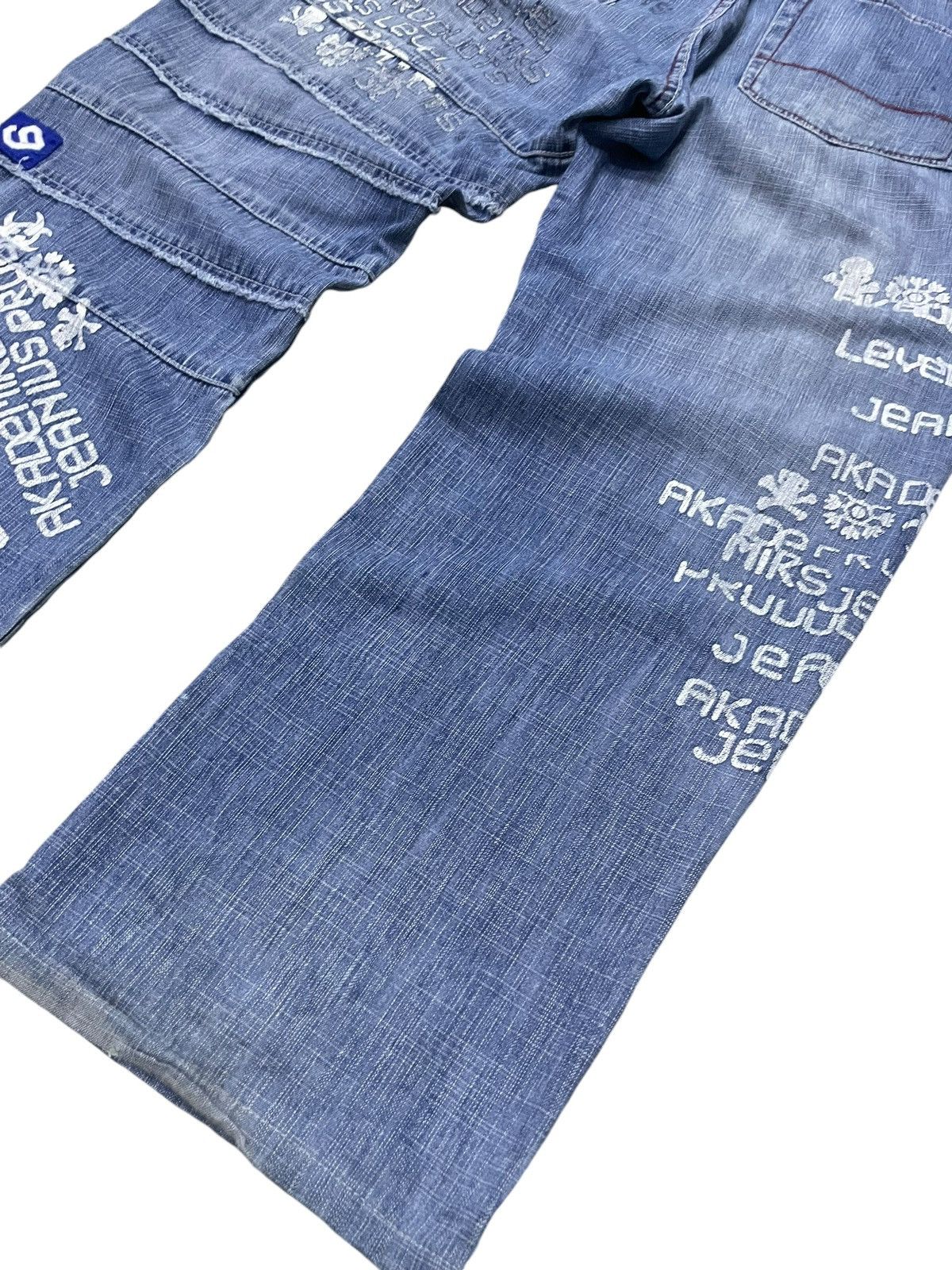 Akademiks × JNCO × Southpole Vintage Akademiks layered Paneled Poems Baggy Loose Jeans Size US 34 / EU 50 - 6 Thumbnail