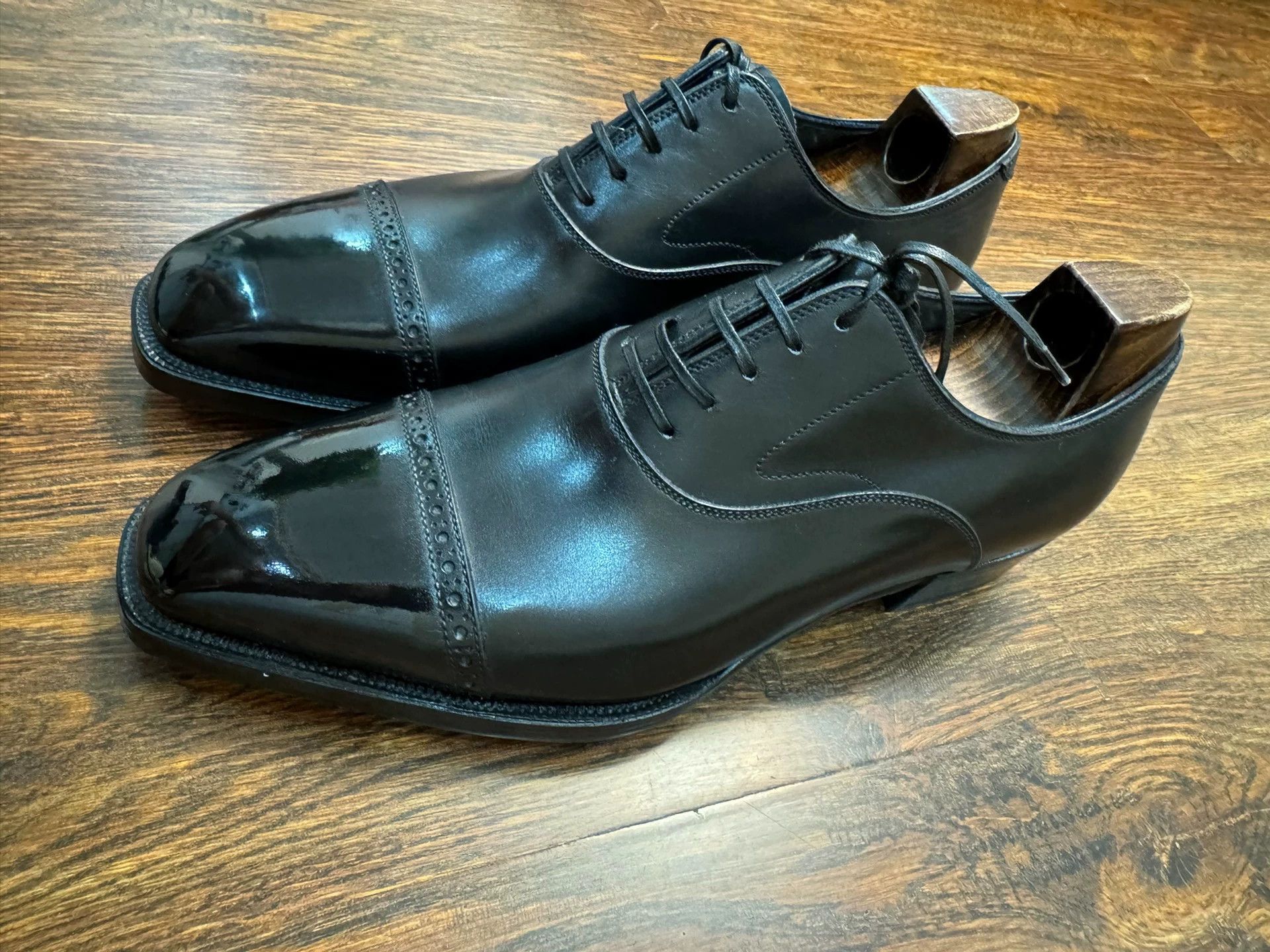 Antonio Meccariello Antonio Meccariello US6 Oxford Mirror Toe Cap Size US 6 / EU 39 - 4 Thumbnail