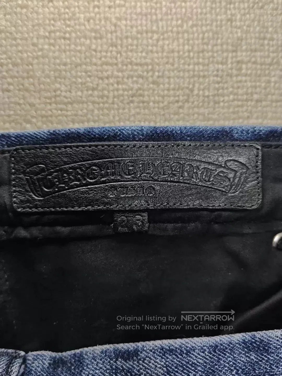 Chrome Hearts Chrome Hearts Mattyboy Horsehair Patchwork Jeans. Size 28" / US 6 / IT 42 - 7 Thumbnail