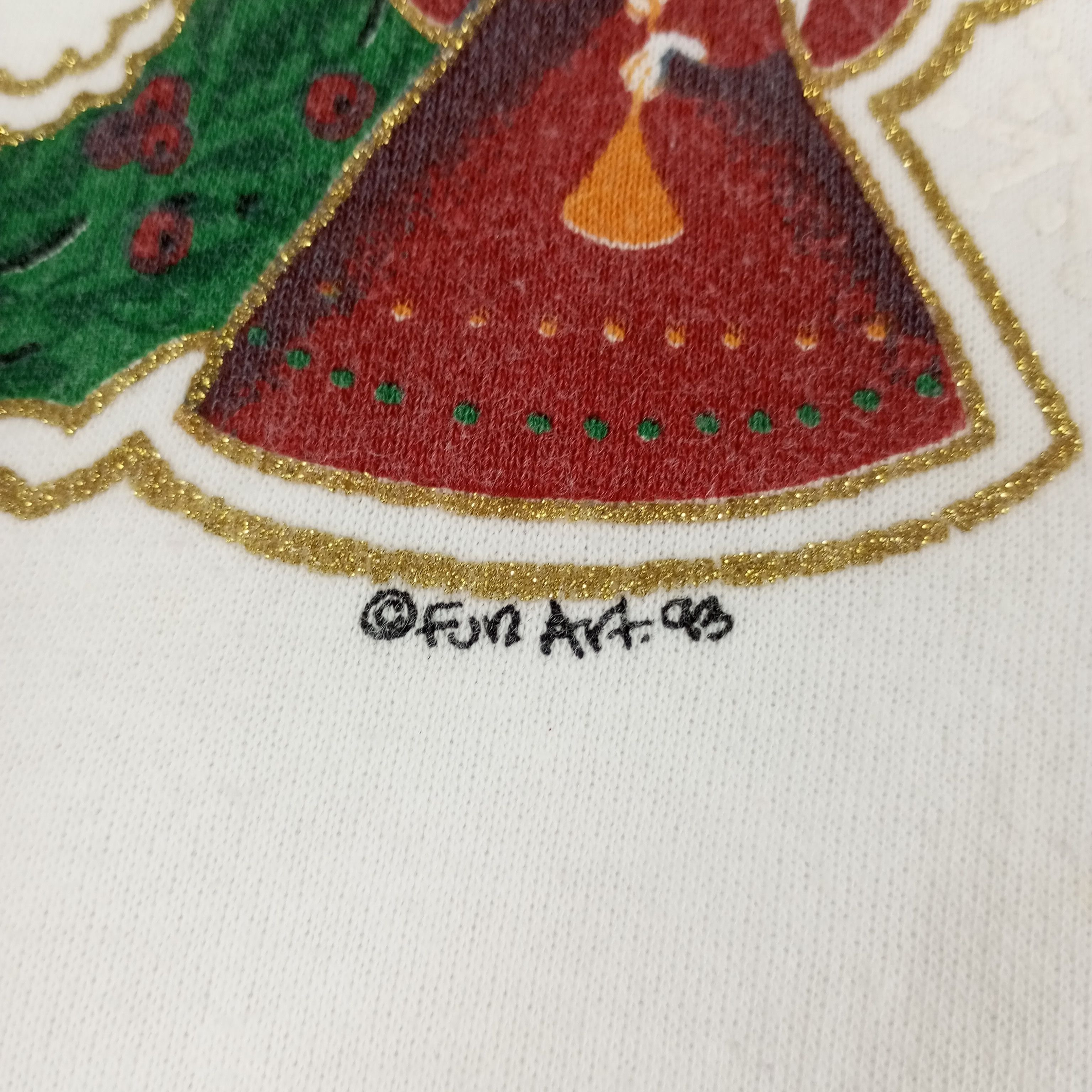 Vintage Noel Joy Christmas Style Streetwear Vintage Sweatshirt Size US XL / EU 56 / 4 - 11 Thumbnail