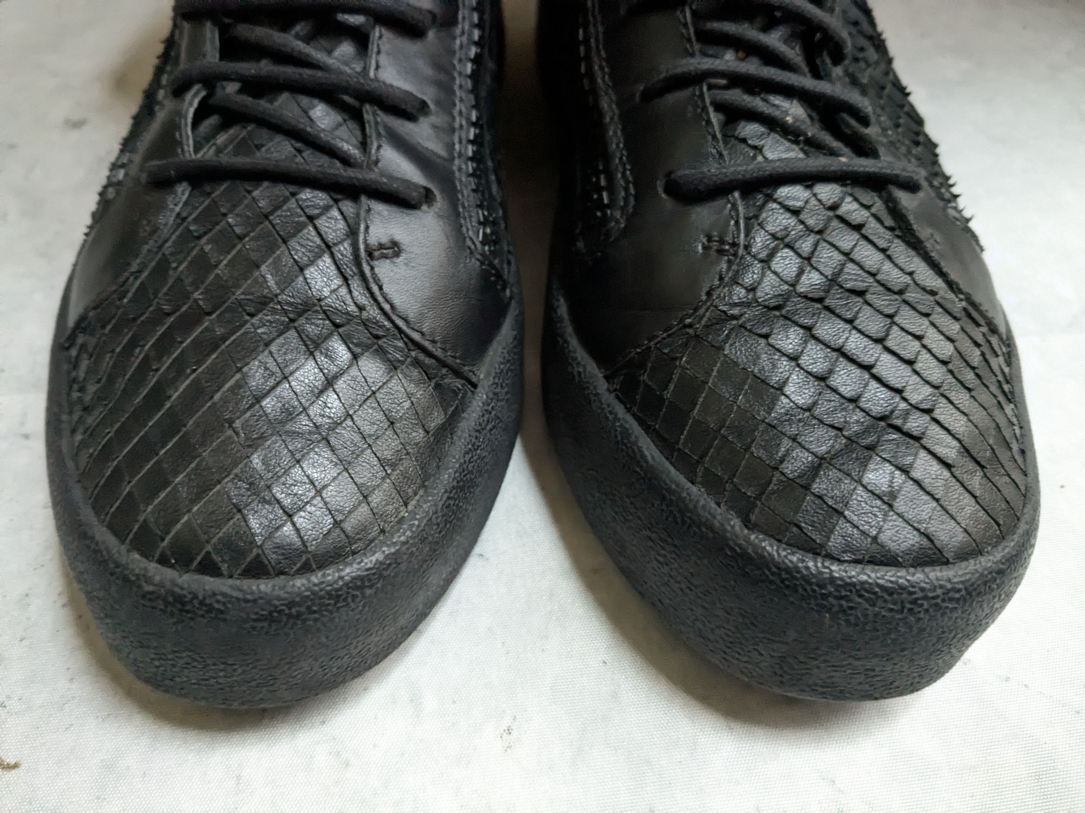 Giuseppe Zanotti Giuseppe Zanotti Sneakers Black 9 42 High Top Snakeskin Size US 9 / EU 42 - 3 Thumbnail