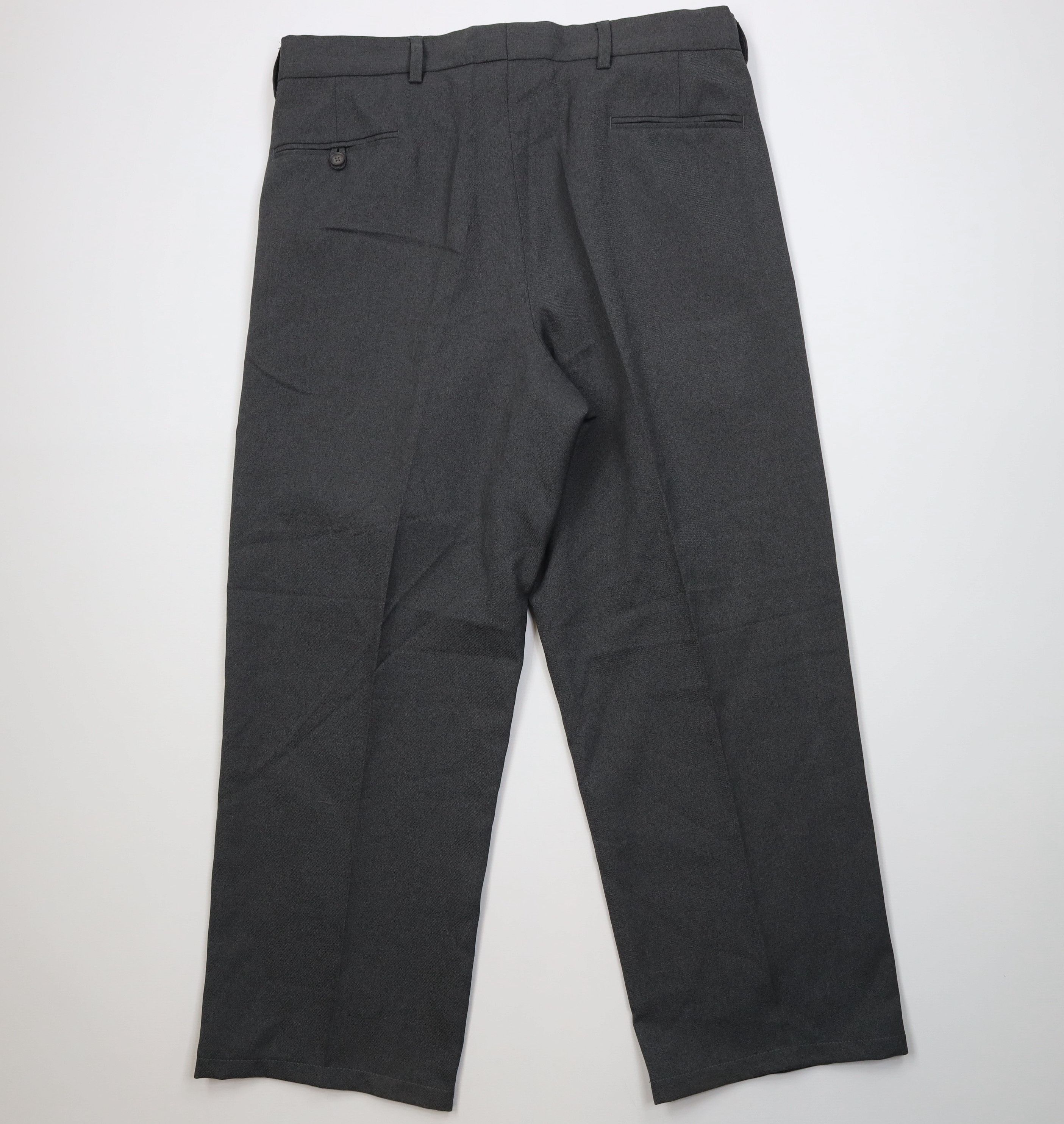Vintage Vintage 90s Streetwear Wide Leg Chino Pants Trousers Gray Size US 38 / EU 54 - 11 Thumbnail