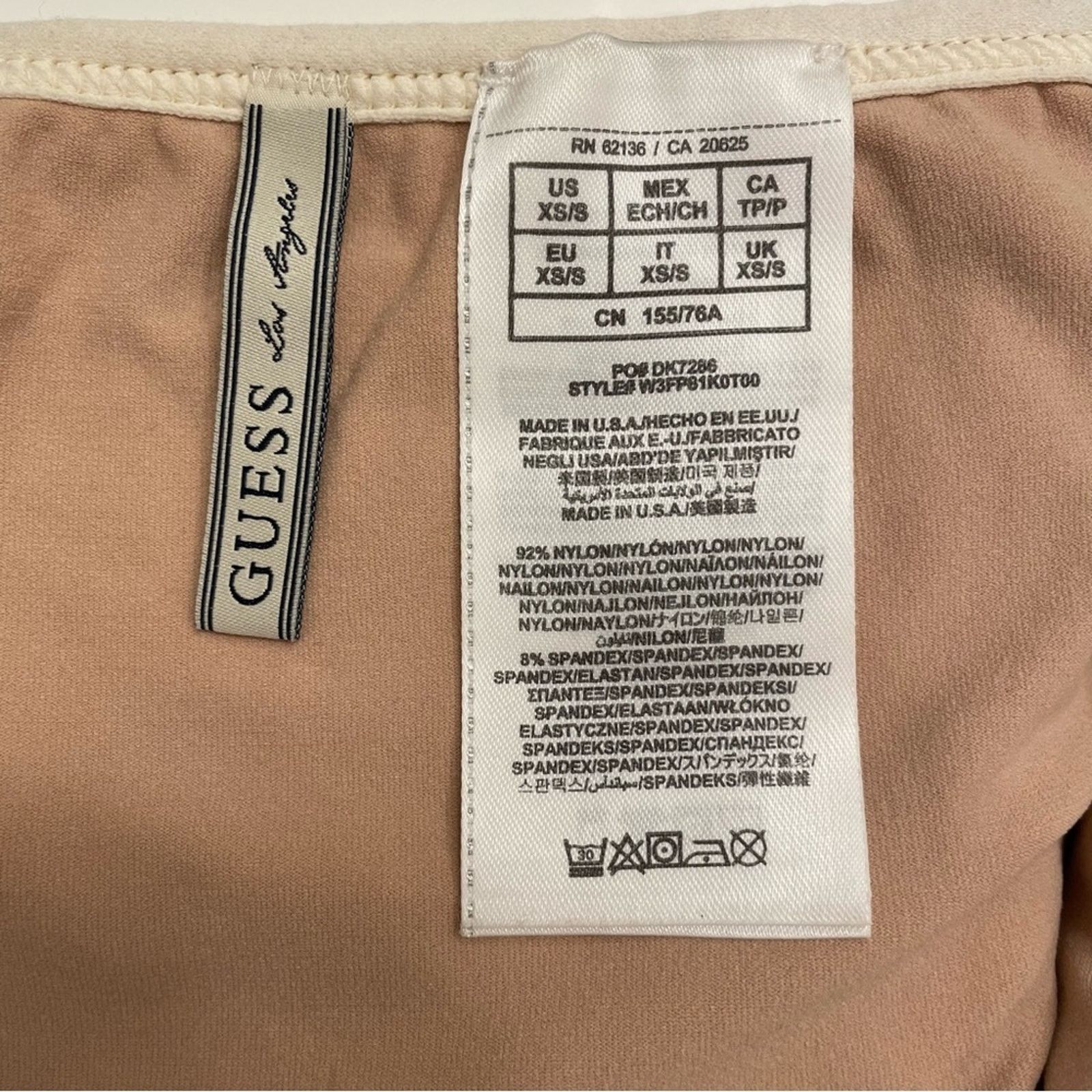 Guess GUESS Scoop Neck Shirt XS/S Size XS / US 0-2 / IT 36-38 - 9 Thumbnail