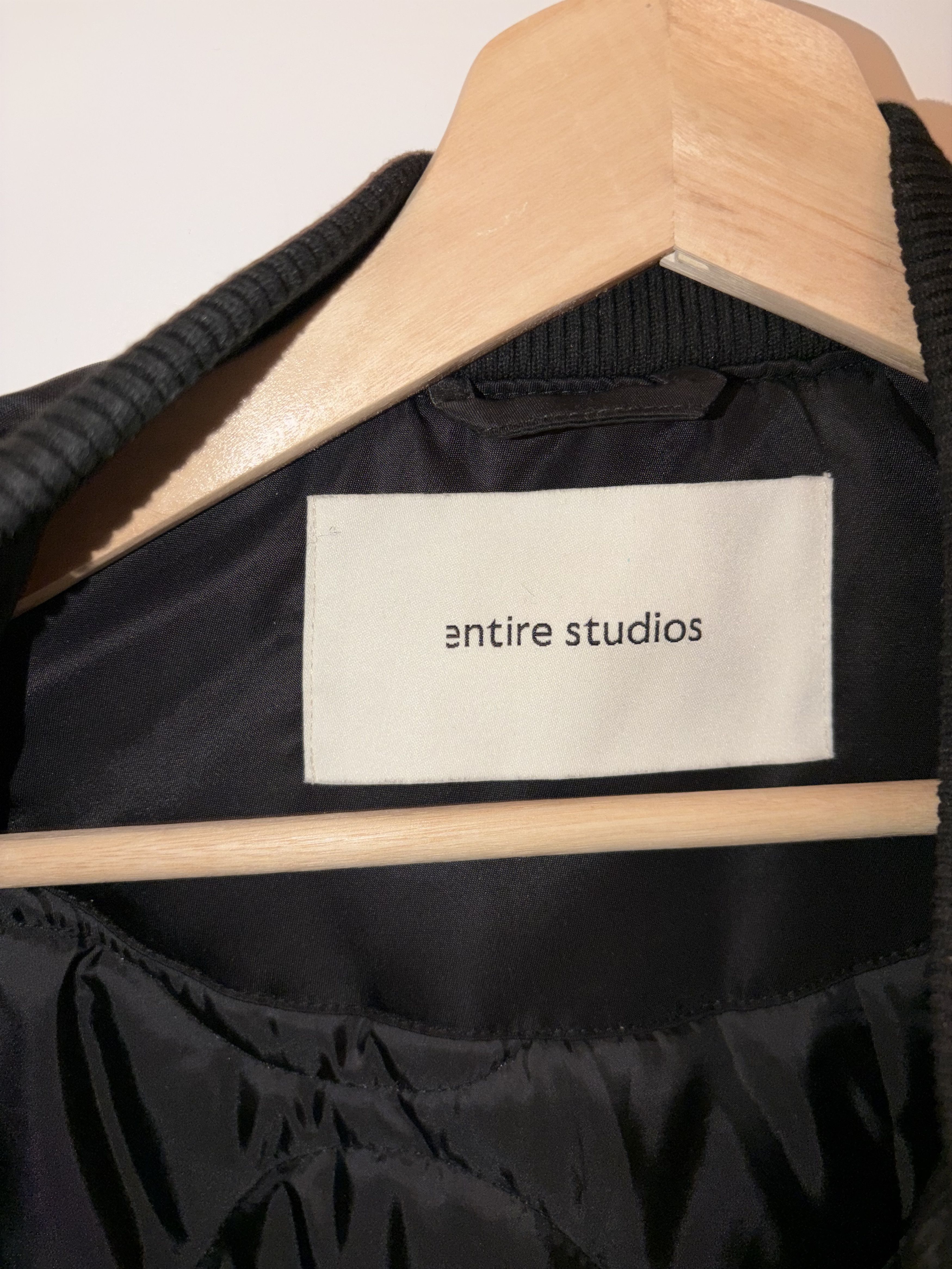 Entire Studios Entire Studios A-2 Bomber Jacket in Black Size US M / EU 48-50 / 2 - 2 Thumbnail