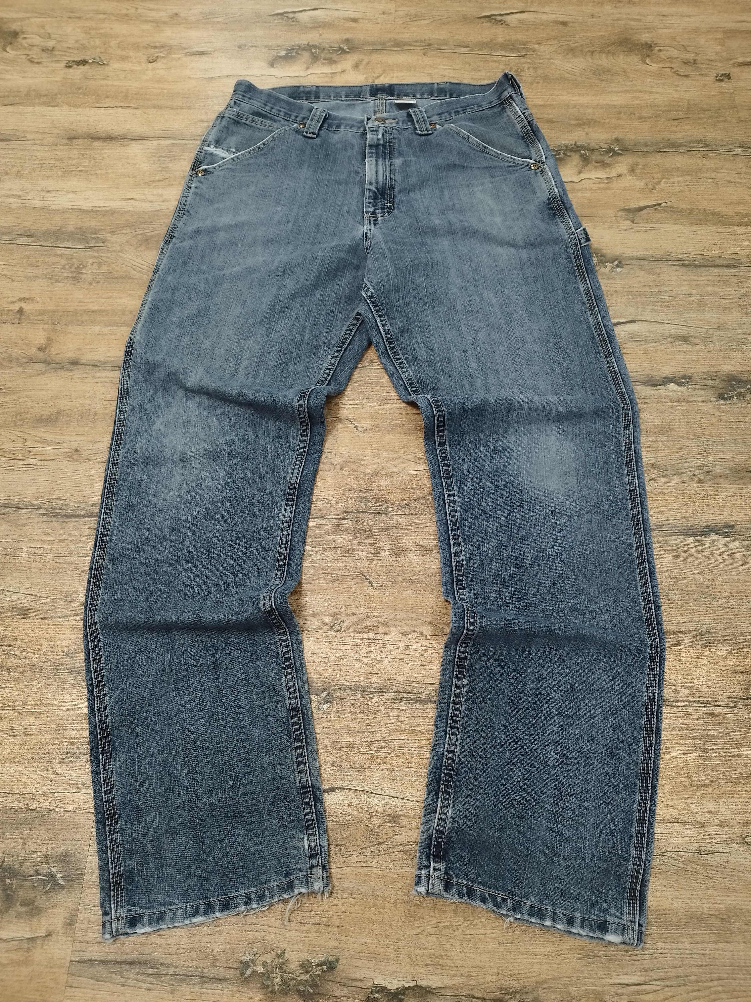 Lee Vintage 90s Nike Court Reworked Lee Carpenter Baggy Jeans Size US 34 / EU 50 - 8 Thumbnail