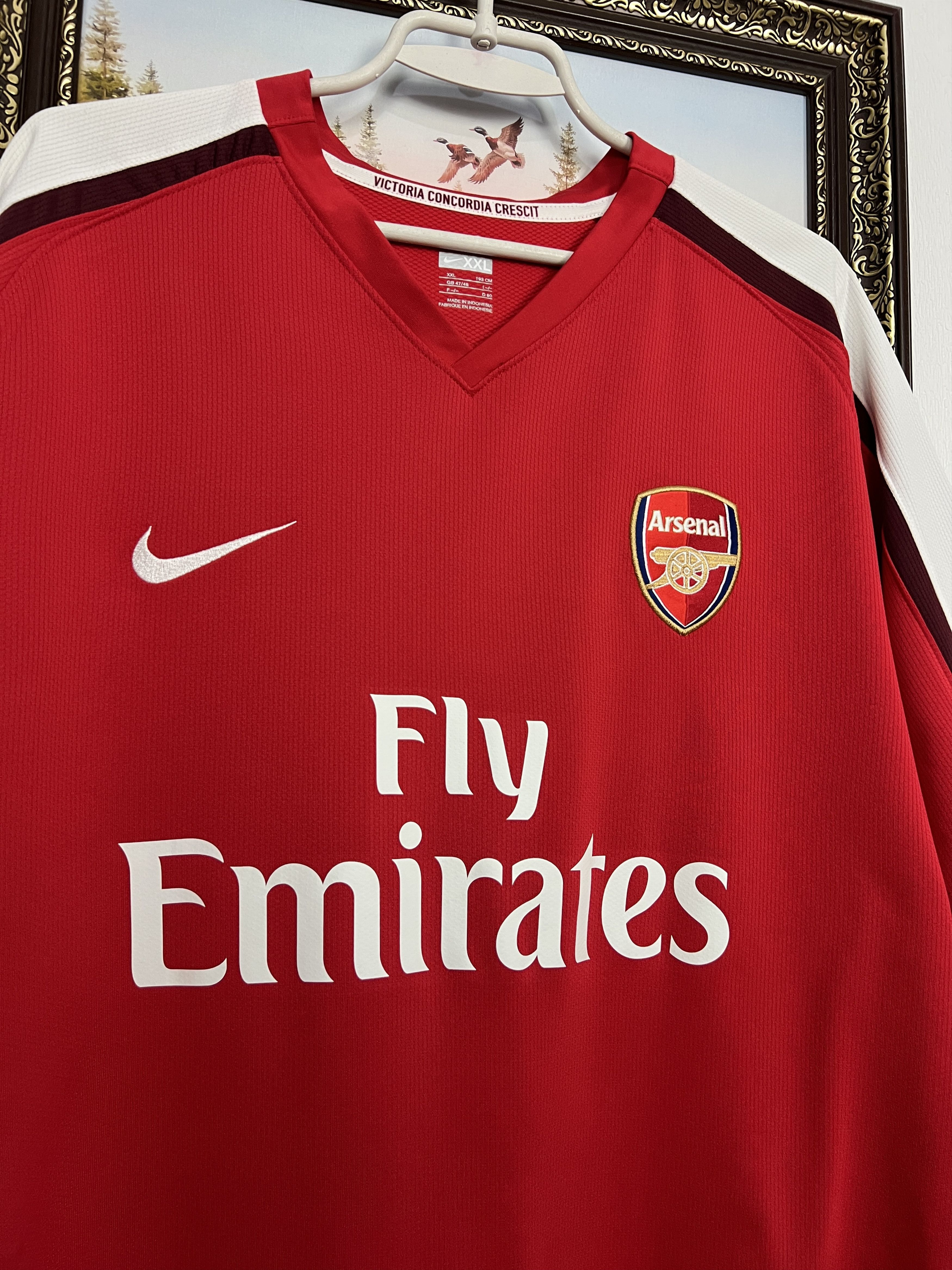 Nike Arsenal Home football shirt Soccer Jersey Trikot Gunners Size US XXL / EU 58 / 5 - 3 Thumbnail