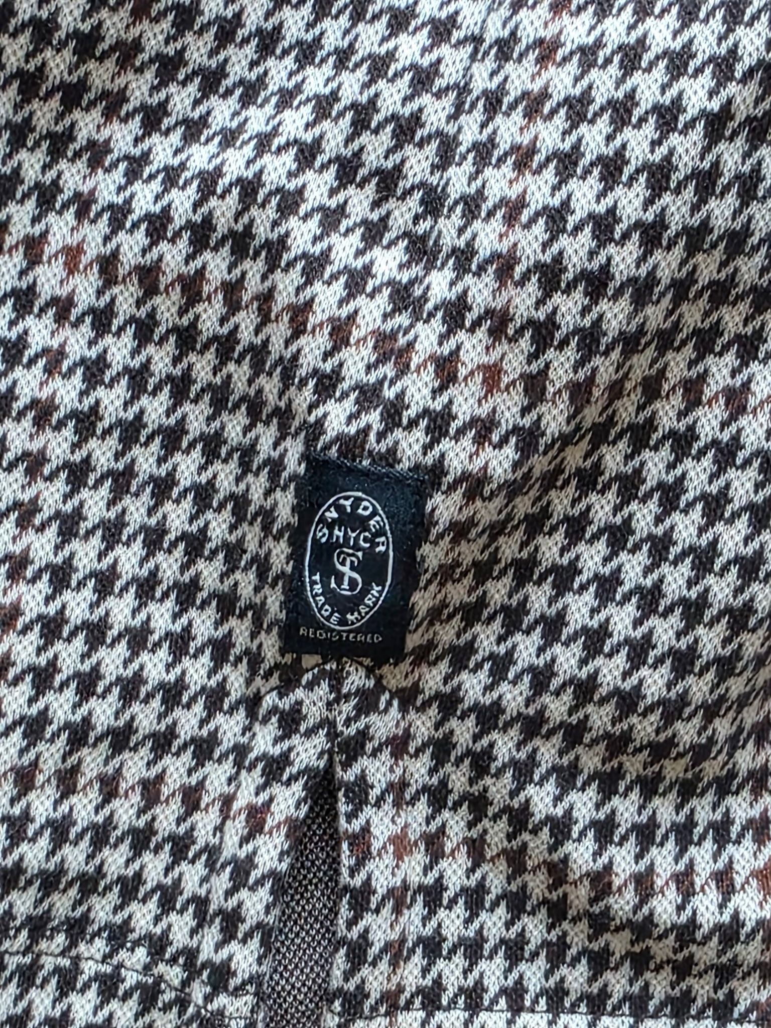 Todd Snyder Todd Snyder Houndstooth Plaid Overshirt - Brown - XXL (NWT) Size US XXL / EU 58 / 5 - 7 Thumbnail