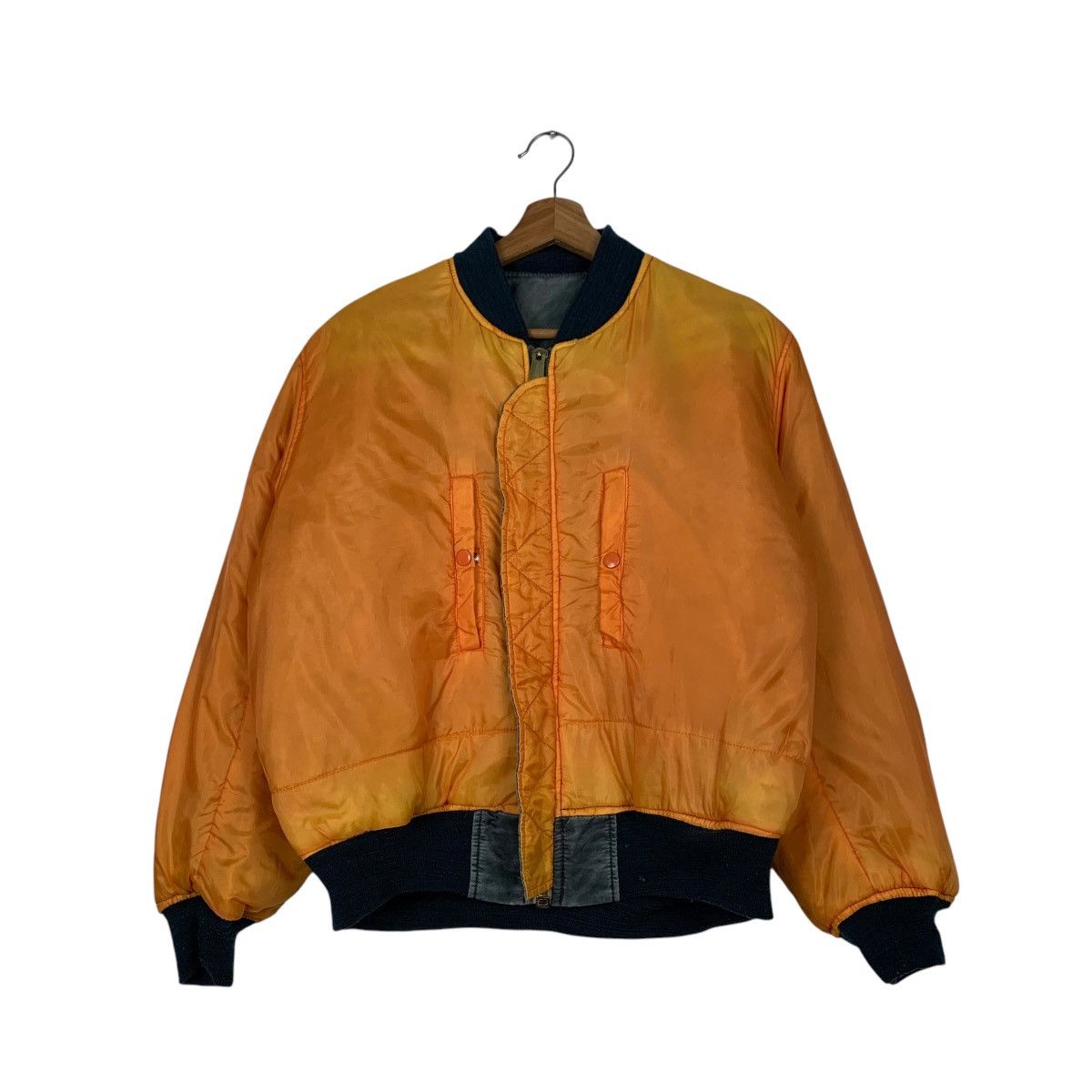 Vintage Vintage MA1 Bomber Jacket Flight Jacket #2127-C93 Size US M / EU 48-50 / 2 - 3 Thumbnail