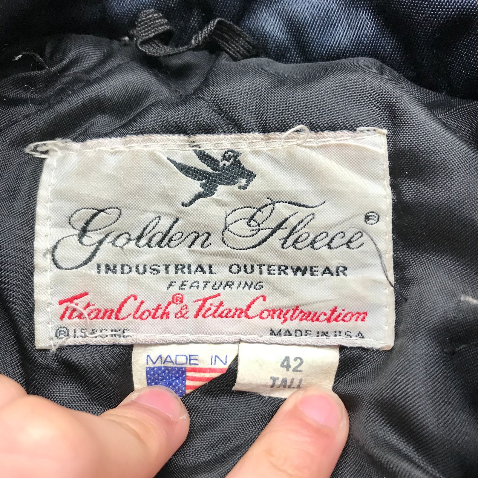 Other VTG Golden Fleece Industrial Outerwear Jacket Large 42 Tall Size US L / EU 52-54 / 3 - 3 Thumbnail