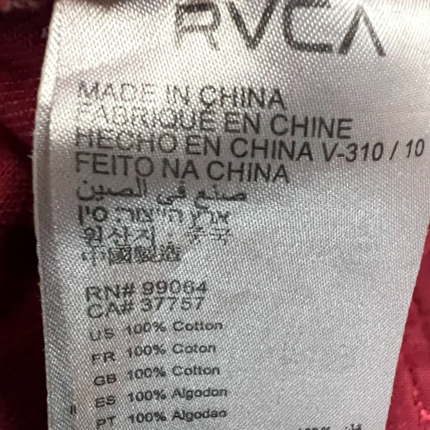 RVCA RVCA Denim Mini Skirt Womens Size 28 Red Pockets Mid Rise Zip Button Casual Boho Beach 90s Womens Size 28" / US 6 / IT 42 - 7 Thumbnail