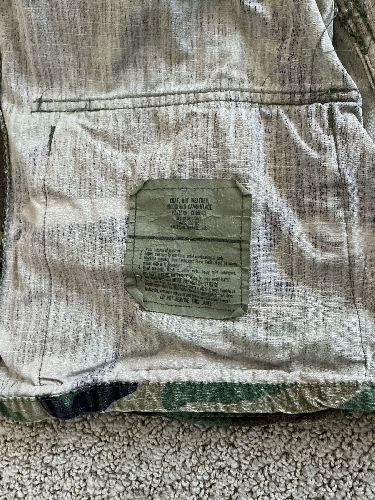 American Apparel × Vintage Vintage Camo American Apparel Army Jacket Size US S / EU 44-46 / 1 - 4 Thumbnail