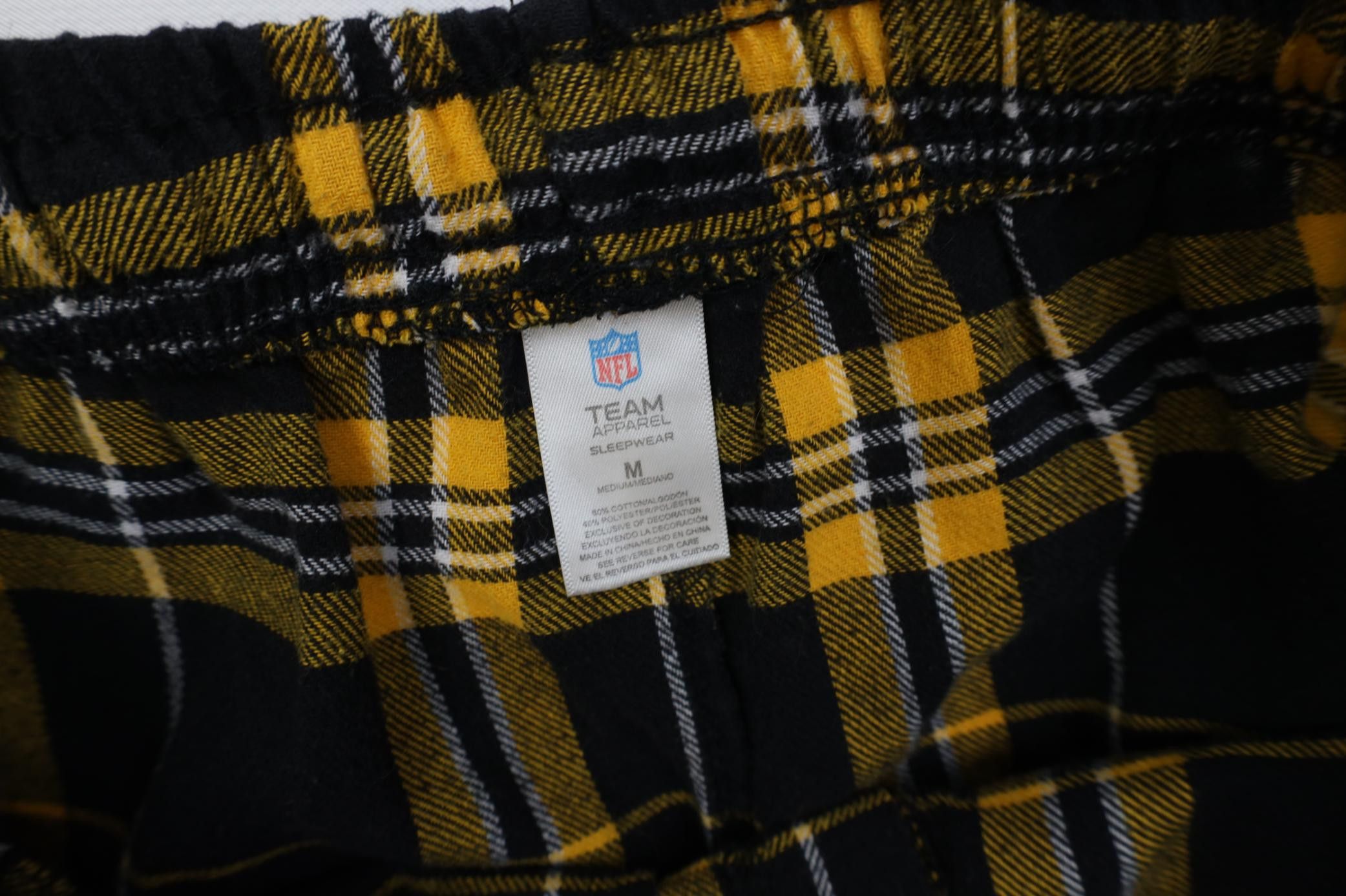 Vintage Vintage Y2K NFL Steelers Football Wide Leg Flannel Pants Size US 34 / EU 50 - 7 Thumbnail