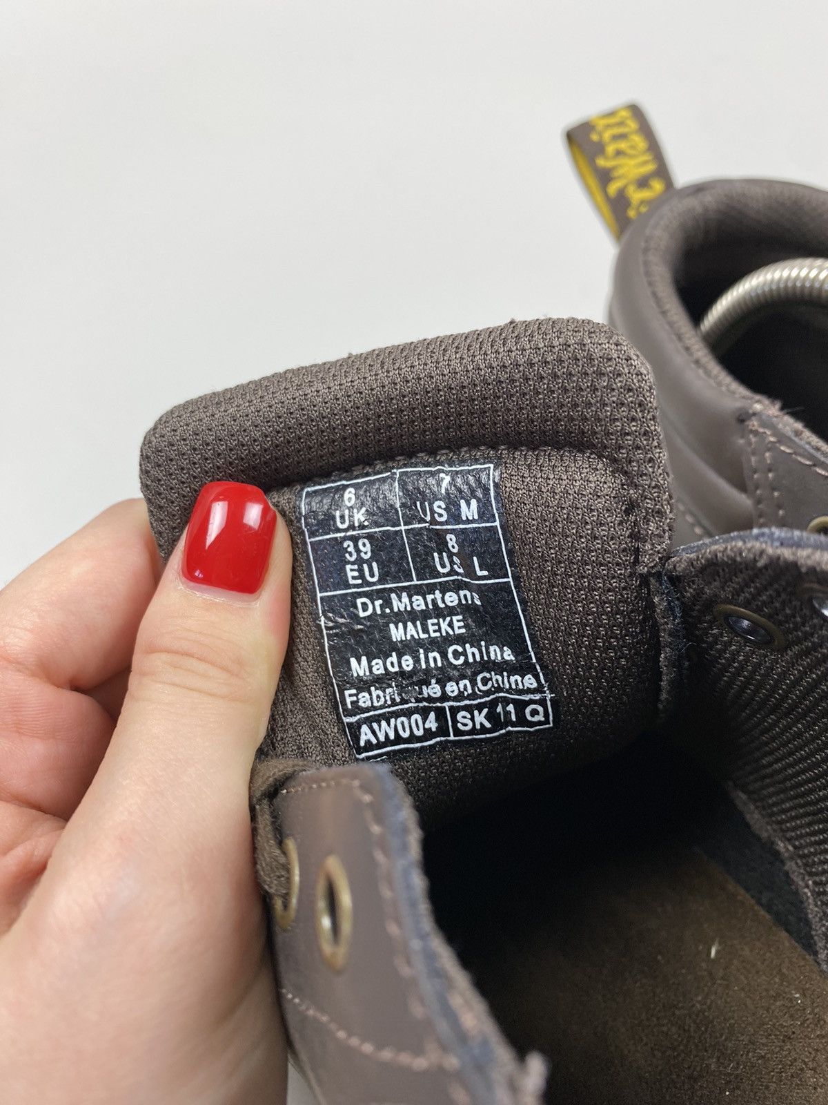 Dr. Martens × Vintage Dr. Martens Maleke ladies leather boots shoes Size US 8 / IT 38 - 18 Thumbnail
