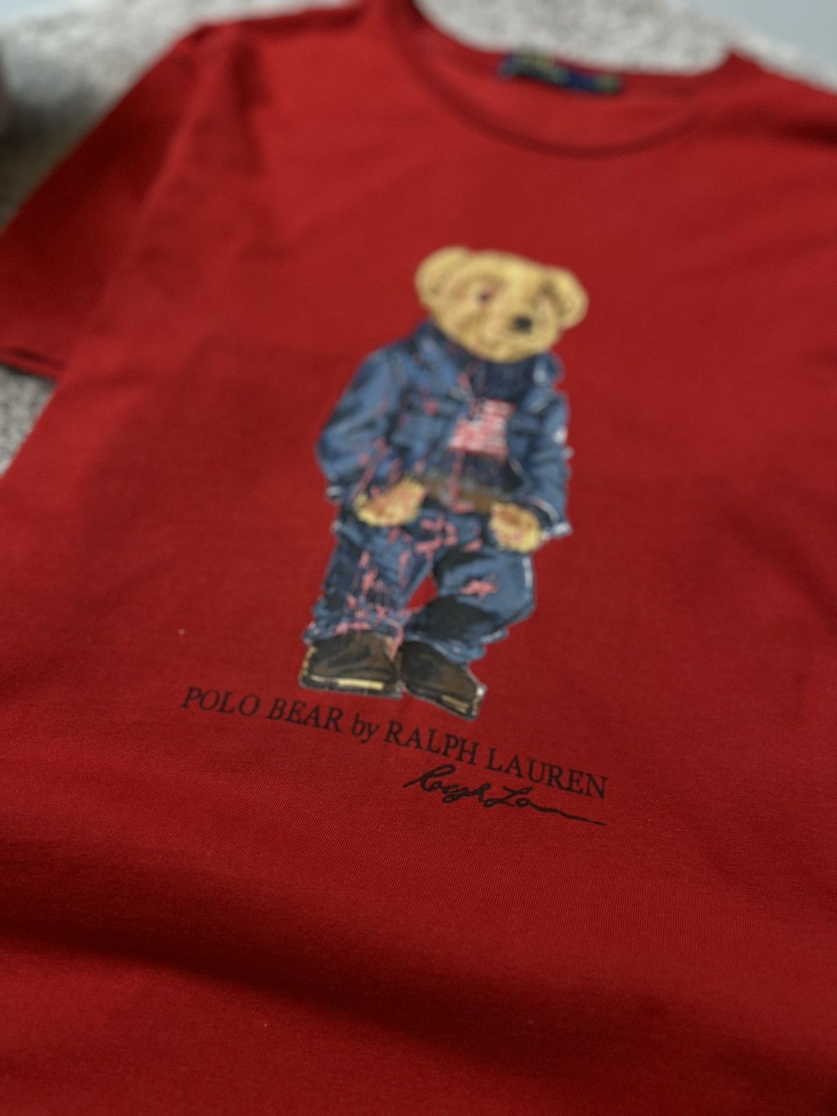 Polo Ralph Lauren × Ralph Lauren Ralph Lauren Polo Bear Big Logo T shirt Size US M / EU 48-50 / 2 - 4 Thumbnail