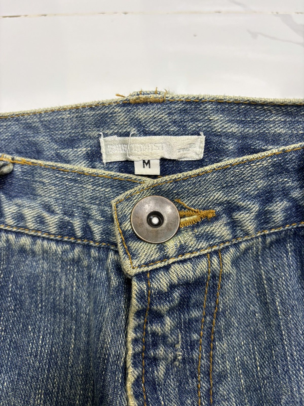 Hysteric Glamour 🔥RARE PATCHWORK DISTRESSED DENIM EXHIBITIONIST JEANS Size US 32 / EU 48 - 10 Thumbnail