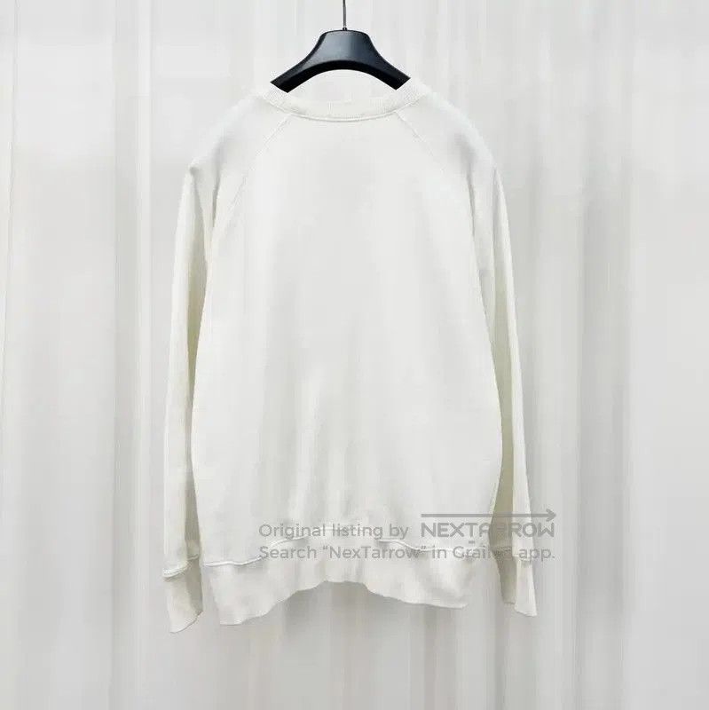 Dior Dior Men's Long Sleeve White Sweatshirt . Size US XL / EU 56 / 4 - 2 Thumbnail