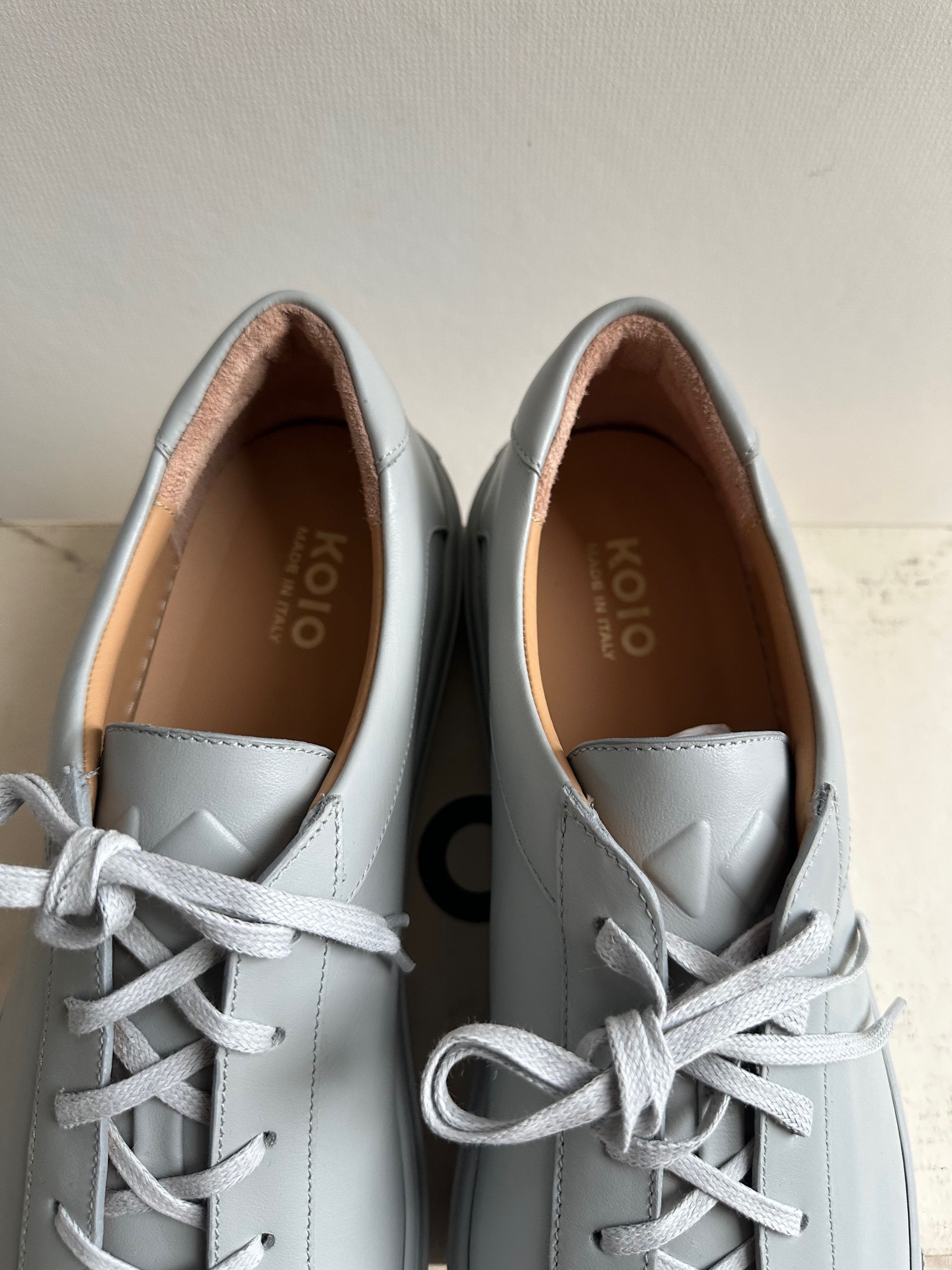 Koio Koio Capri Leather Sneakers - Pebble - US14 (NIB) Size US 14 / EU 47 - 5 Thumbnail